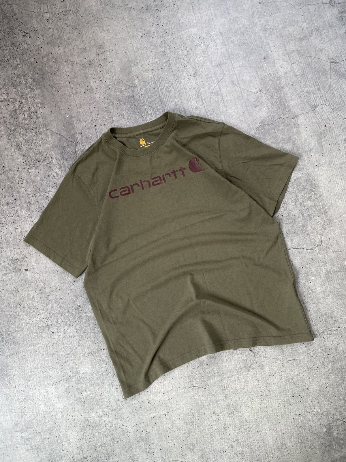 Carhartt × Carhartt Wip × Vintage 🇺🇸 Vintage 90s Carhartt t-shirt rare retro Y2K hype Size US L / EU 52-54 / 3 - 1 Thumbnail