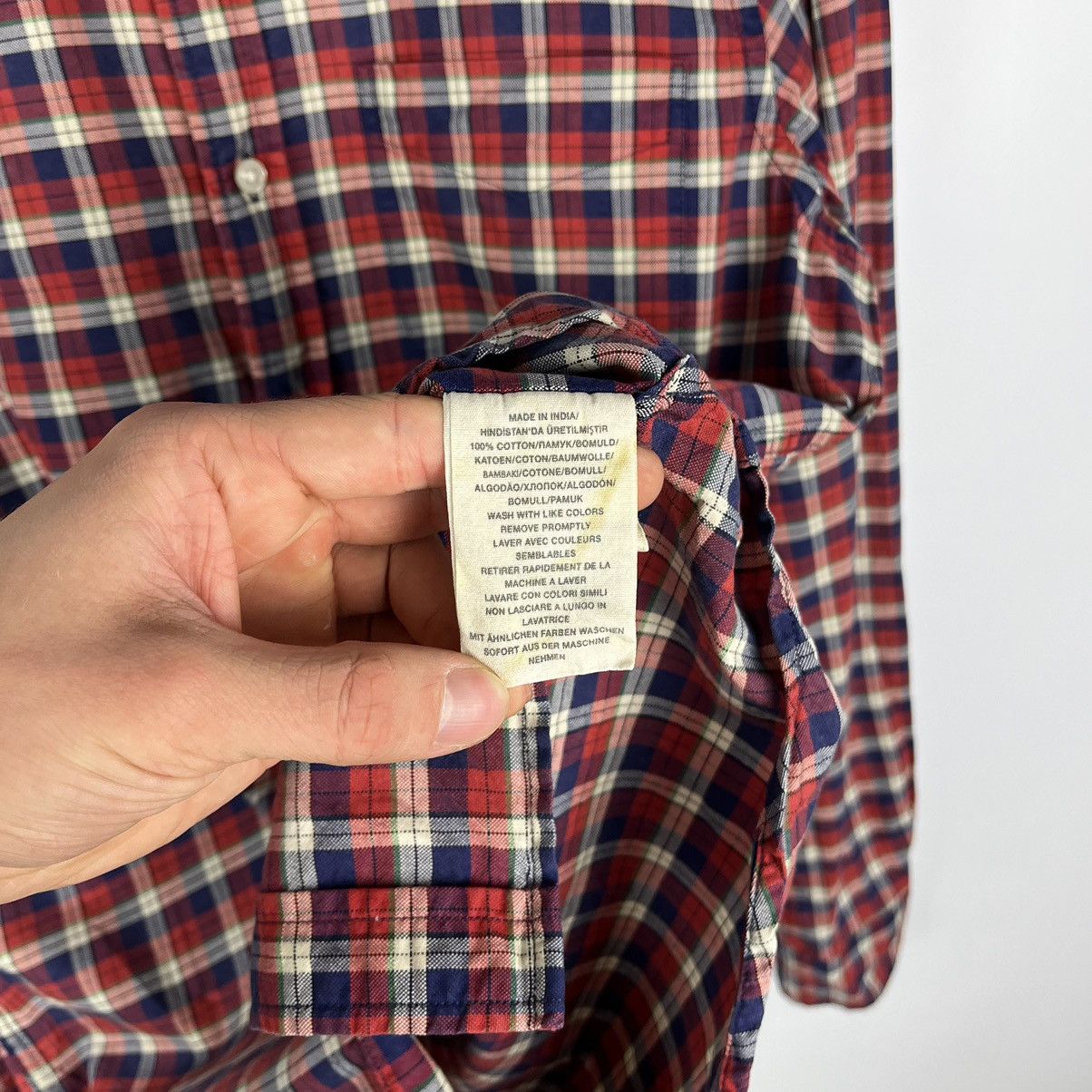 Denim & Supply Ralph Lauren Y2K Denim Supply Ralph Lauren Plaid Shirt Heavy Cotton Size US M / EU 48-50 / 2 - 4 Thumbnail