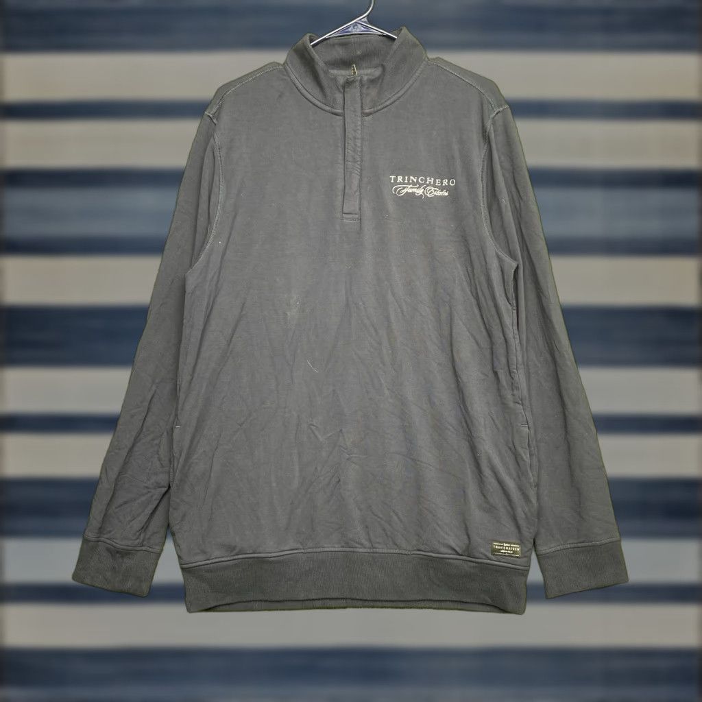 TravisMathew Travis Mathew Sweatshirt Mens Medium Blue Long Sleeve 1/4 Zip Quarter Golfing Size US M / EU 48-50 / 2 - 1 Thumbnail