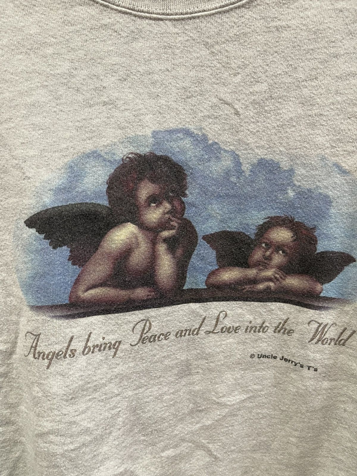 Vintage Vintage 90s " Uncle Jerry's T's " Sweatshirt🔥🔥🔥 Size US XL / EU 56 / 4 - 2 Thumbnail