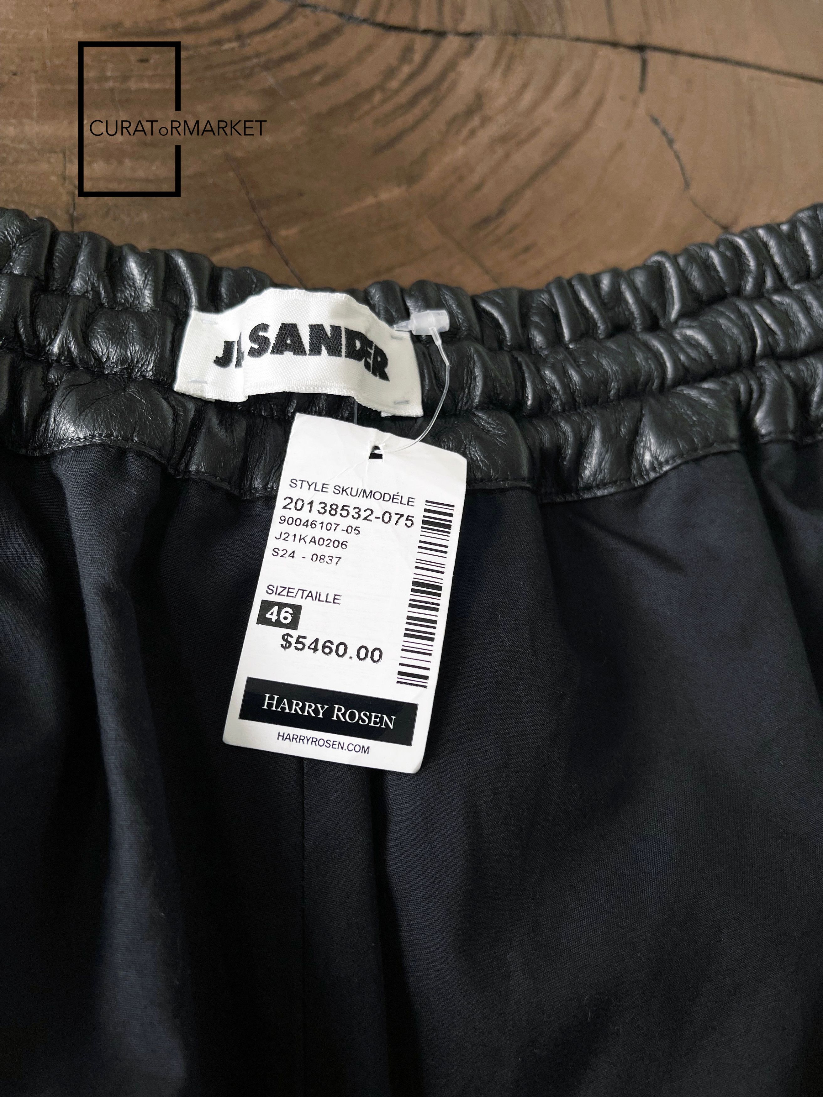 Jil Sander EU46 $4000 Butter Soft Ovine Lamb Leather Runway Shorts SS24 Size US 30 / EU 46 - 7 Thumbnail