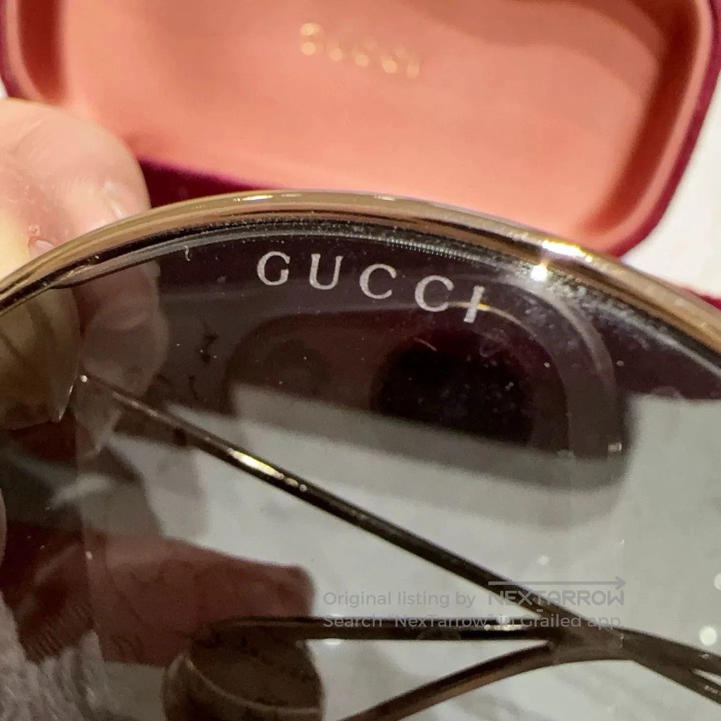 Gucci Gucci Pearl Sunglasses Ni Ni Style. Size ONE SIZE - 2 Thumbnail