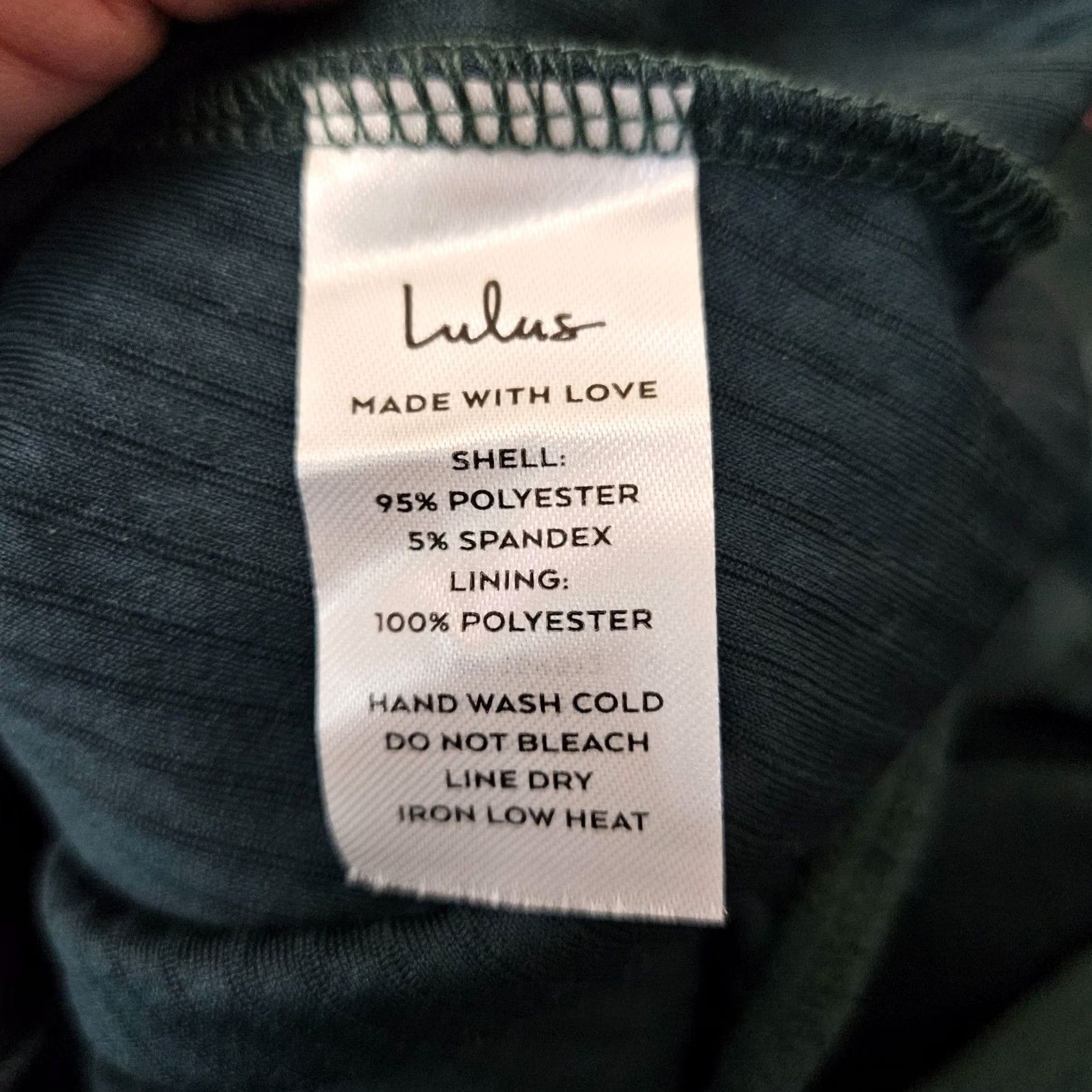 Lulus Lulus Womens Bodysuit XS Green Ribbed Long Sleeve Sweetheart Neck Fitted Top Size XS / US 0-2 / IT 36-38 - 5 Thumbnail