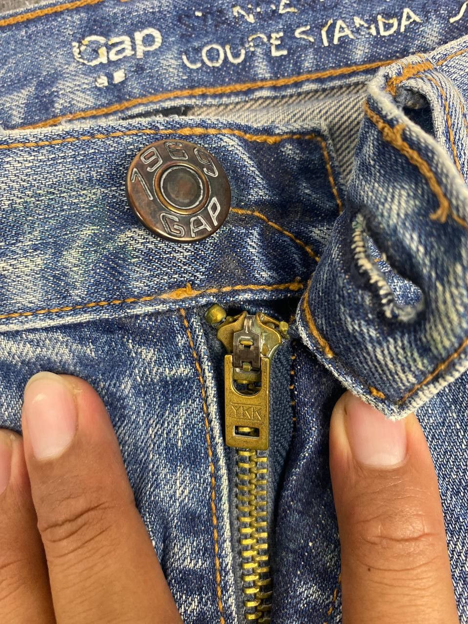 Gap gap japanese brand distressed denim nice design Size US 34 / EU 50 - 7 Thumbnail