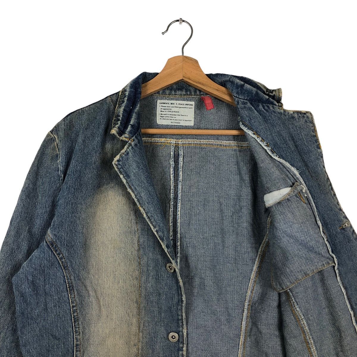 Blue Blue Japan 🔥90’s Hikory Chore Jacket Big Shark Blue Blue Japan Design Size US M / EU 48-50 / 2 - 10 Thumbnail