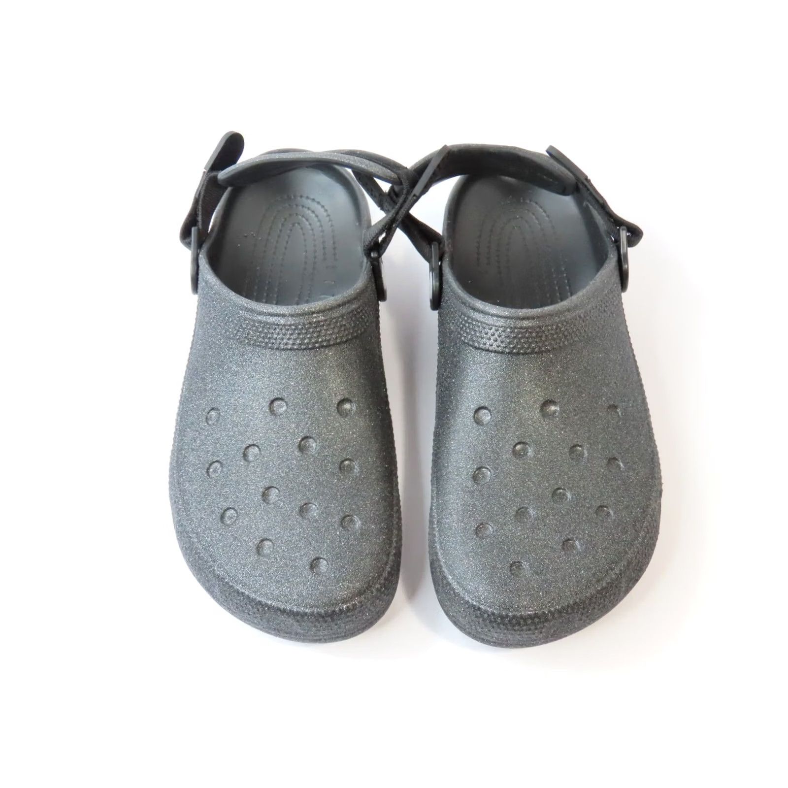 Crocs Crocs Classic Work Graphic Clog Men’s 13 Black Glitter New 210454 Size US 13 / EU 46 - 2 Thumbnail