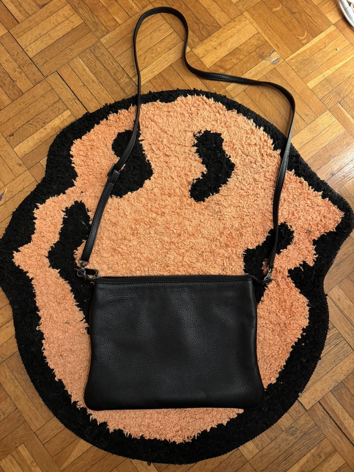 Yohji Yamamoto Yohji Yamamoto Signature Leather Shoulder Bag Black Size ONE SIZE - 3 Thumbnail