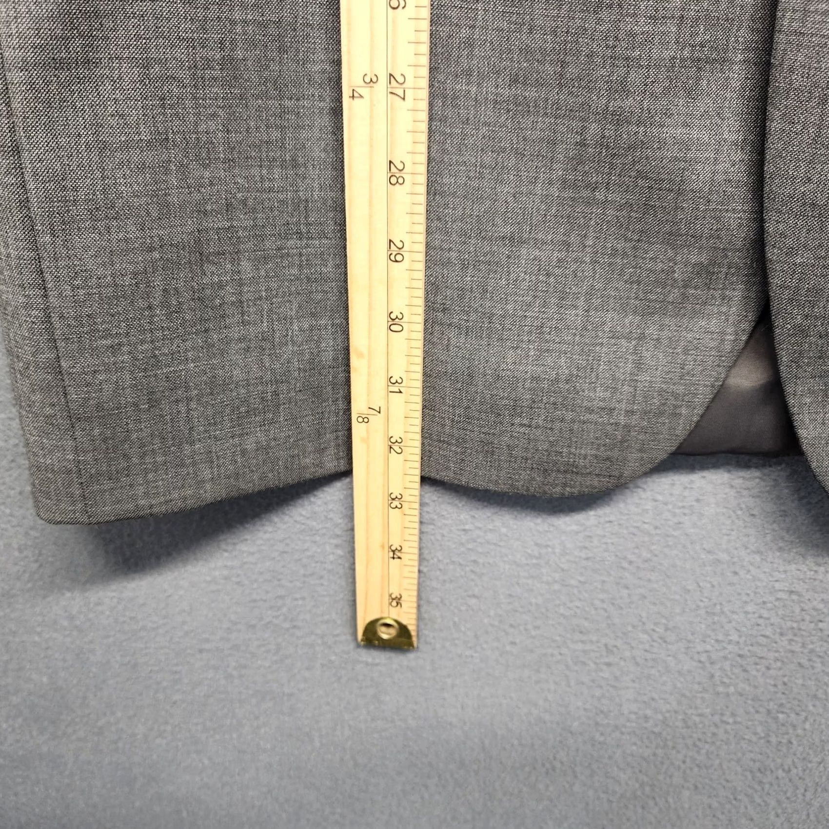 Ralph Lauren Ralph Lauren Sport Coat Jacket Blazer Mens 42 Long Grey Wool Size 42R - 7 Thumbnail