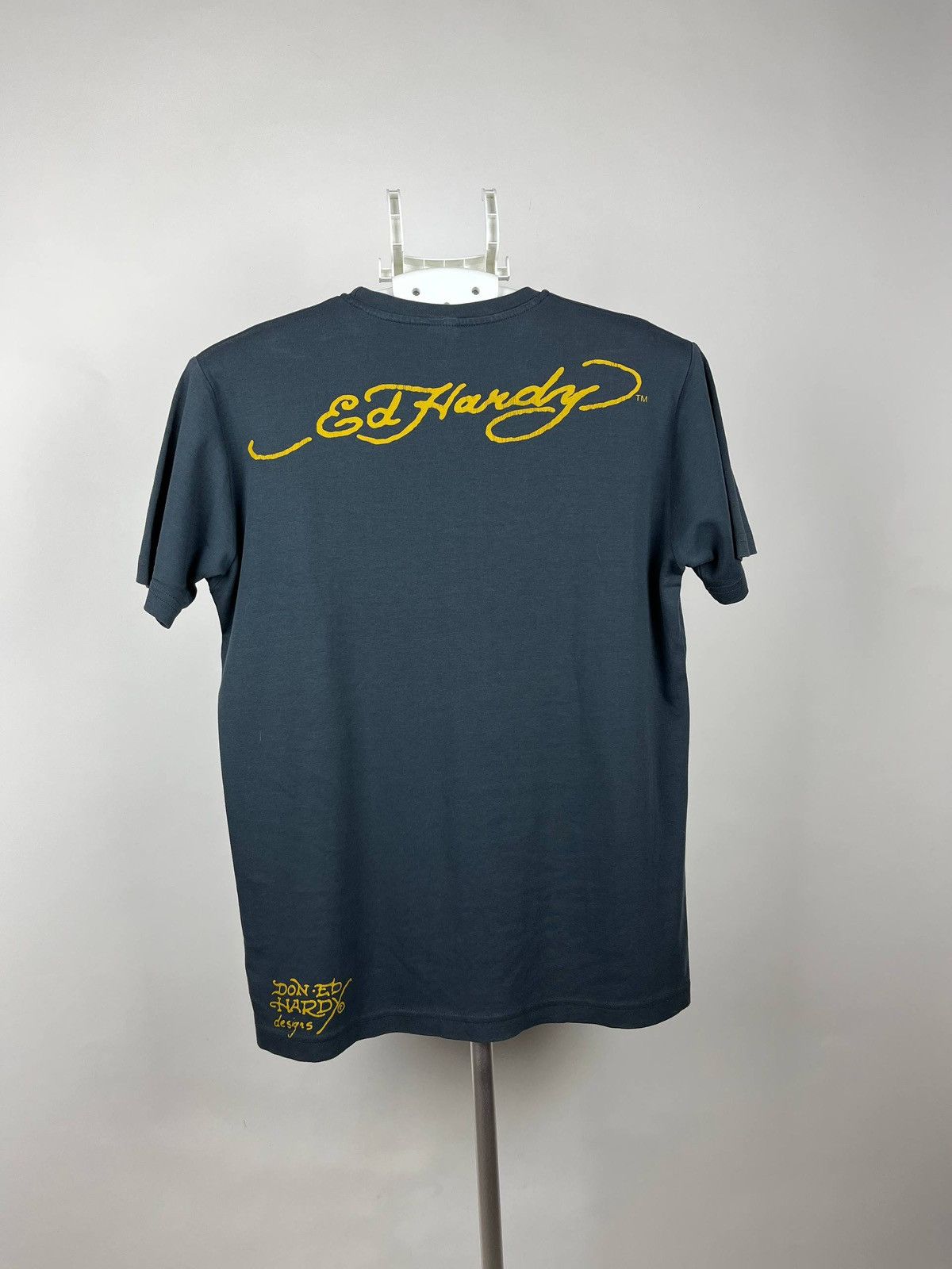 Ed Hardy Ed Hardy 🇺🇸 Love Kills Slowly Rhinestone Skull T-Shirt Y2K Size US XL / EU 56 / 4 - 4 Thumbnail