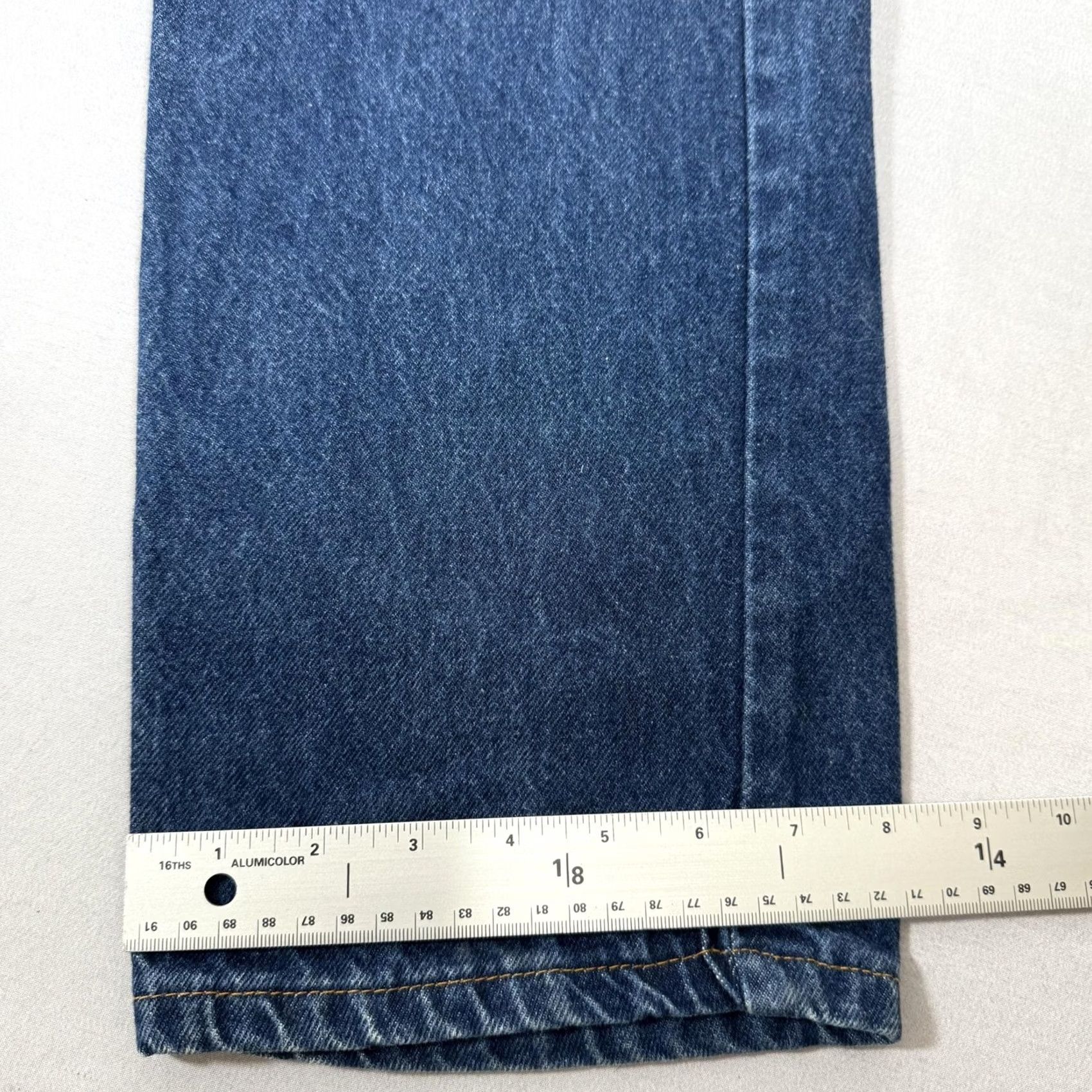 Levi's VINTAGE Levi's Jeans Mens 36x34 Blue 505 Orange Tab Straight Fit Denim Pants 90s Size US 36 / EU 52 - 6 Thumbnail