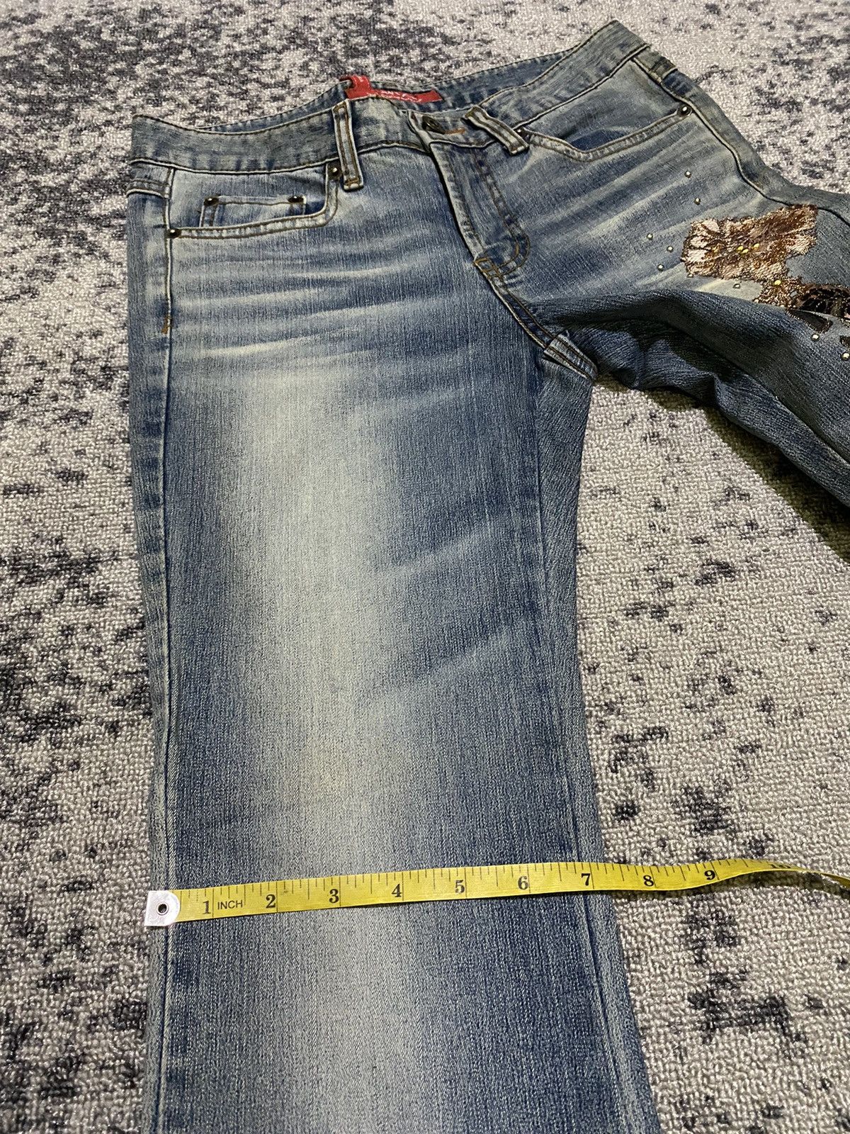 Hysteric Glamour × If Six Was Nine Y2k Tantra ifsixwasnine sukajan flare jeans Size 28" / US 6 / IT 42 - 13 Thumbnail