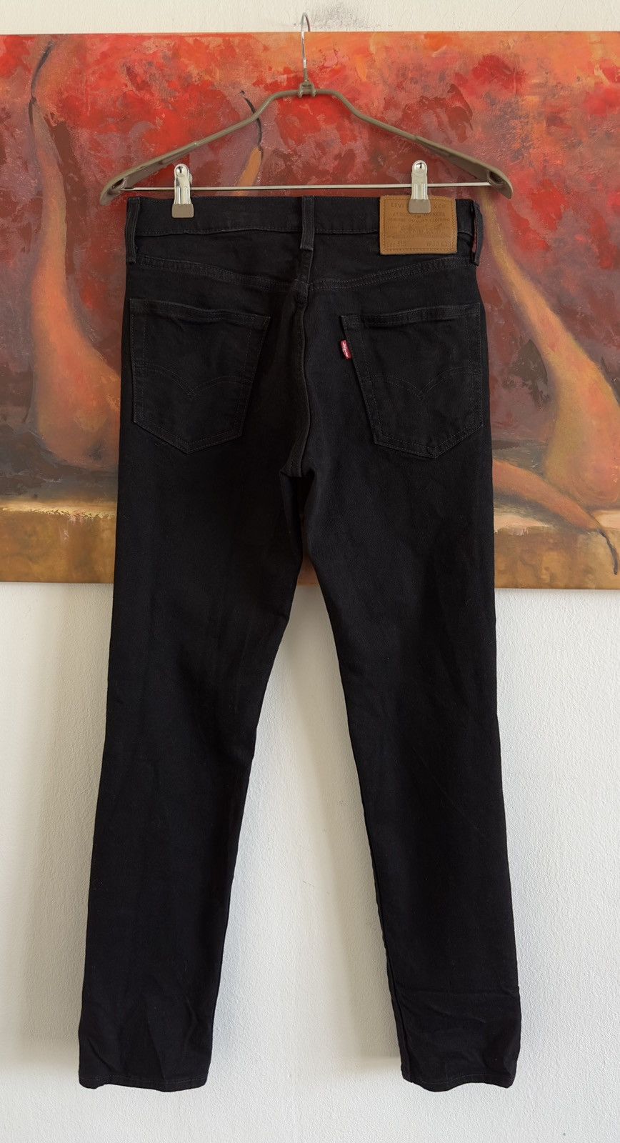 Levi's Levis 510 Black Denim Stretch Slim Jeans Size 30/30 Size US 30 / EU 46 - 1 Thumbnail