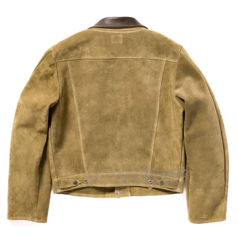 Other The Real McCoys Western jacket calfskin suede collar Size US M / EU 48-50 / 2 - 2 Thumbnail