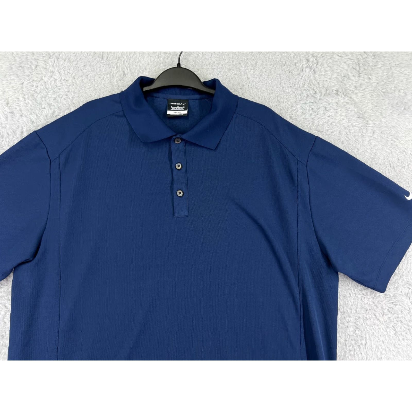 Nike Nike Polo Shirt Mens XL Blue Golf Polo Nike Dri-Fit Golf Shirt Slim 100% Polyester Light Weight Casual Sports Shirt Mens XL Blue Nike Size US XL / EU 56 / 4 - 5 Thumbnail