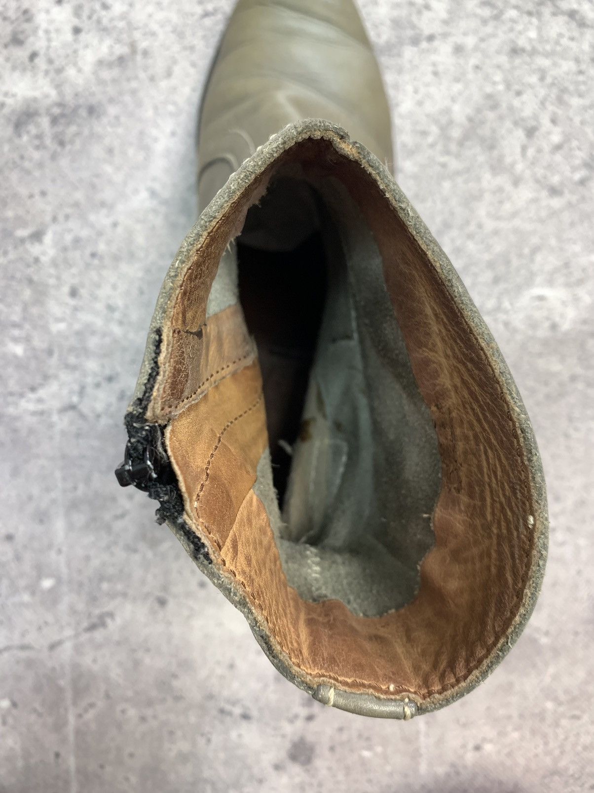 Levi's Made & Crafted Vintage Levi’s LEATHER BOOTS AS 98 Cowboy western USA 43 Size US 9.5 / EU 42-43 - 12 Thumbnail