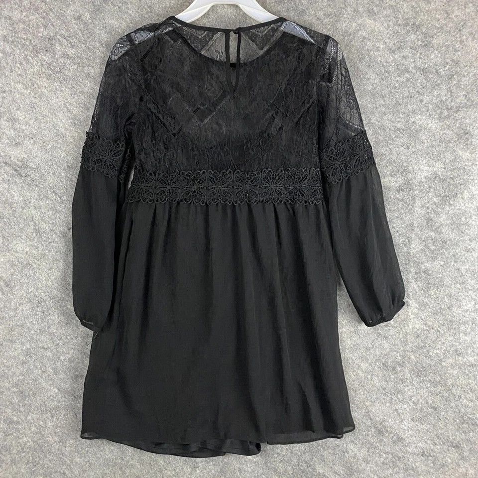 Other BCX Dress Small Women's Blouson Long Sleeve Polyester S Size S / US 4 / IT 40 - 6 Thumbnail