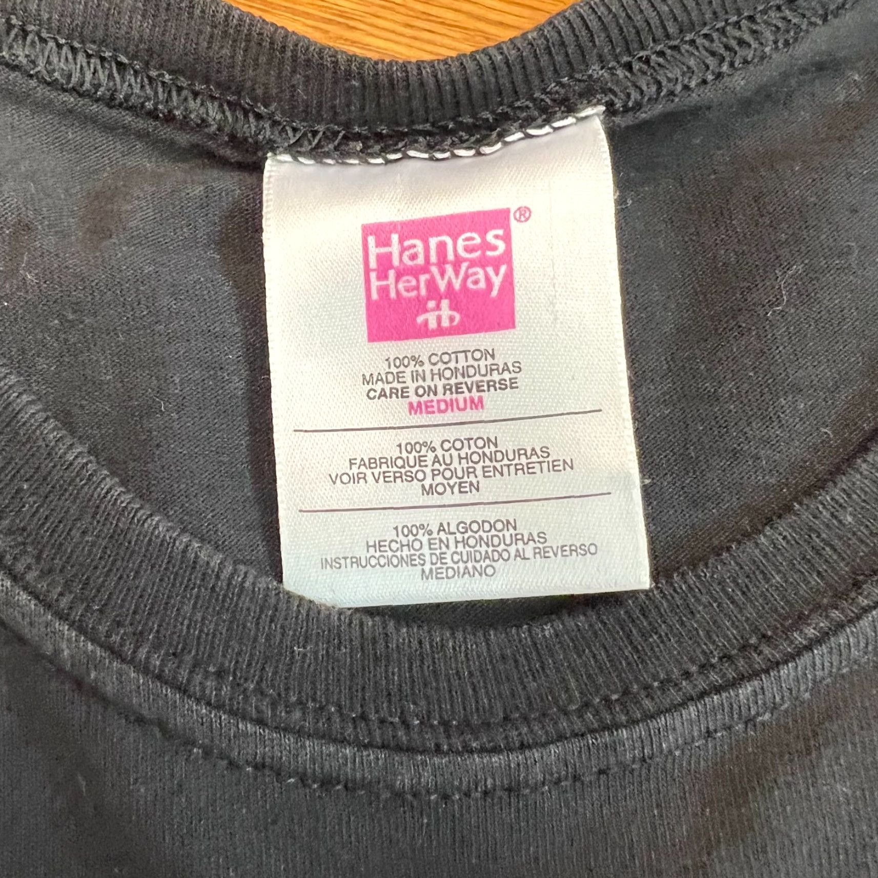 Hanes Hanes Women's Short Sleeve Crew Neck T-Shirt - Multicolor Cotton Basic Casual Size M Size M / US 6-8 / IT 42-44 - 3 Thumbnail
