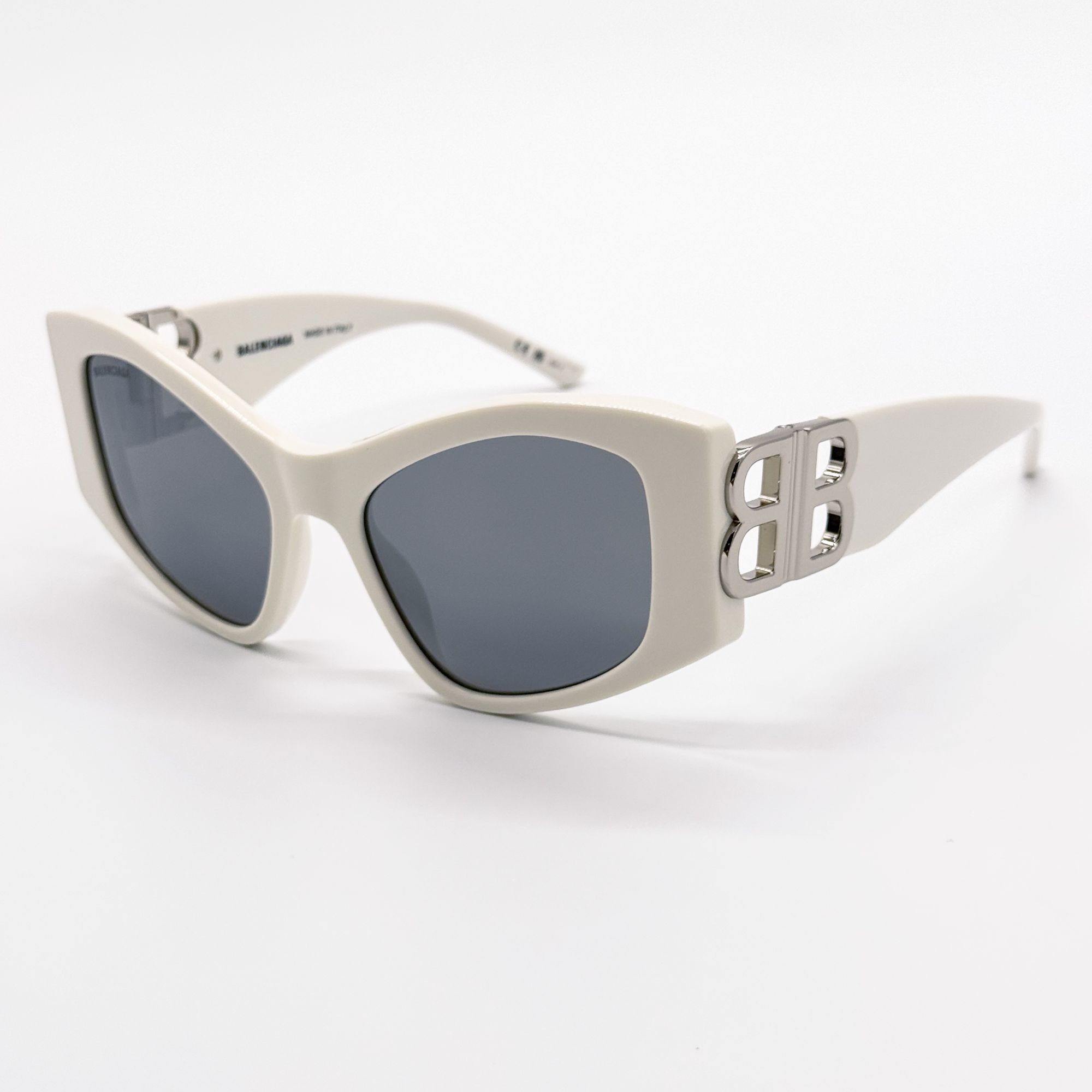 Balenciaga NEW BALENCIAGA BB0287S 006 SUNGLASSES WHITE CAT EYE WOMEN Size ONE SIZE - 4 Thumbnail