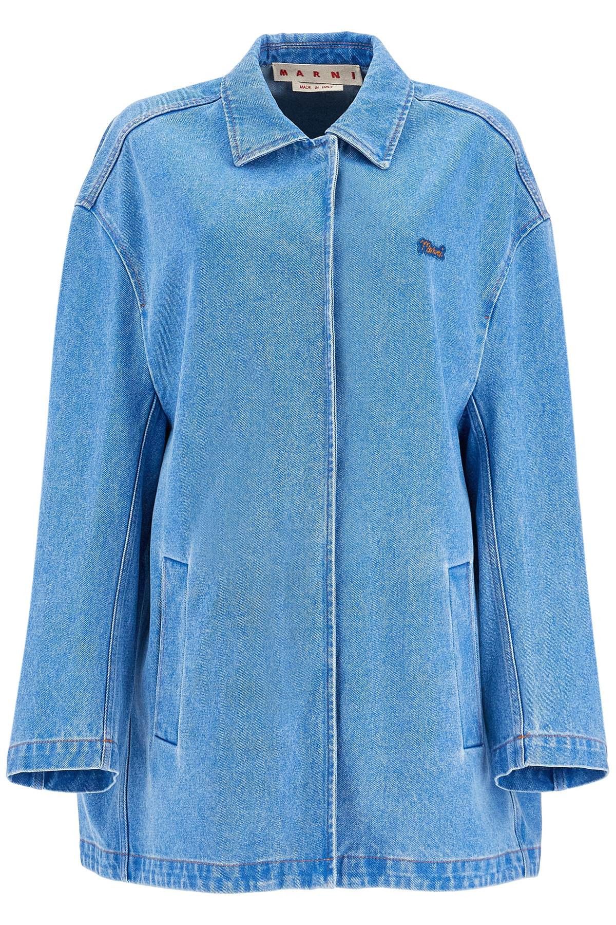Marni MARNI 'Oversized Organic Denim Jacket Size XS / US 0-2 / IT 36-38 - 1 Thumbnail