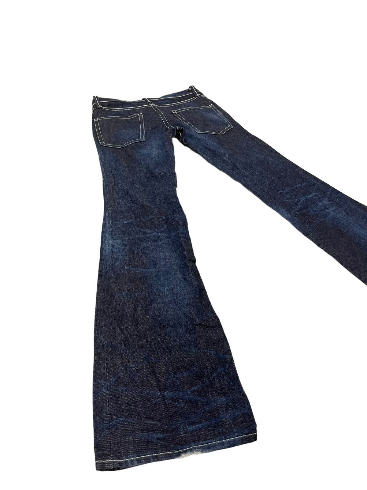 Japanese Brand Flare Jeans Ufin & Sons Japan Faded Boot Cut 8🟦7 Size US 31 - 13 Thumbnail