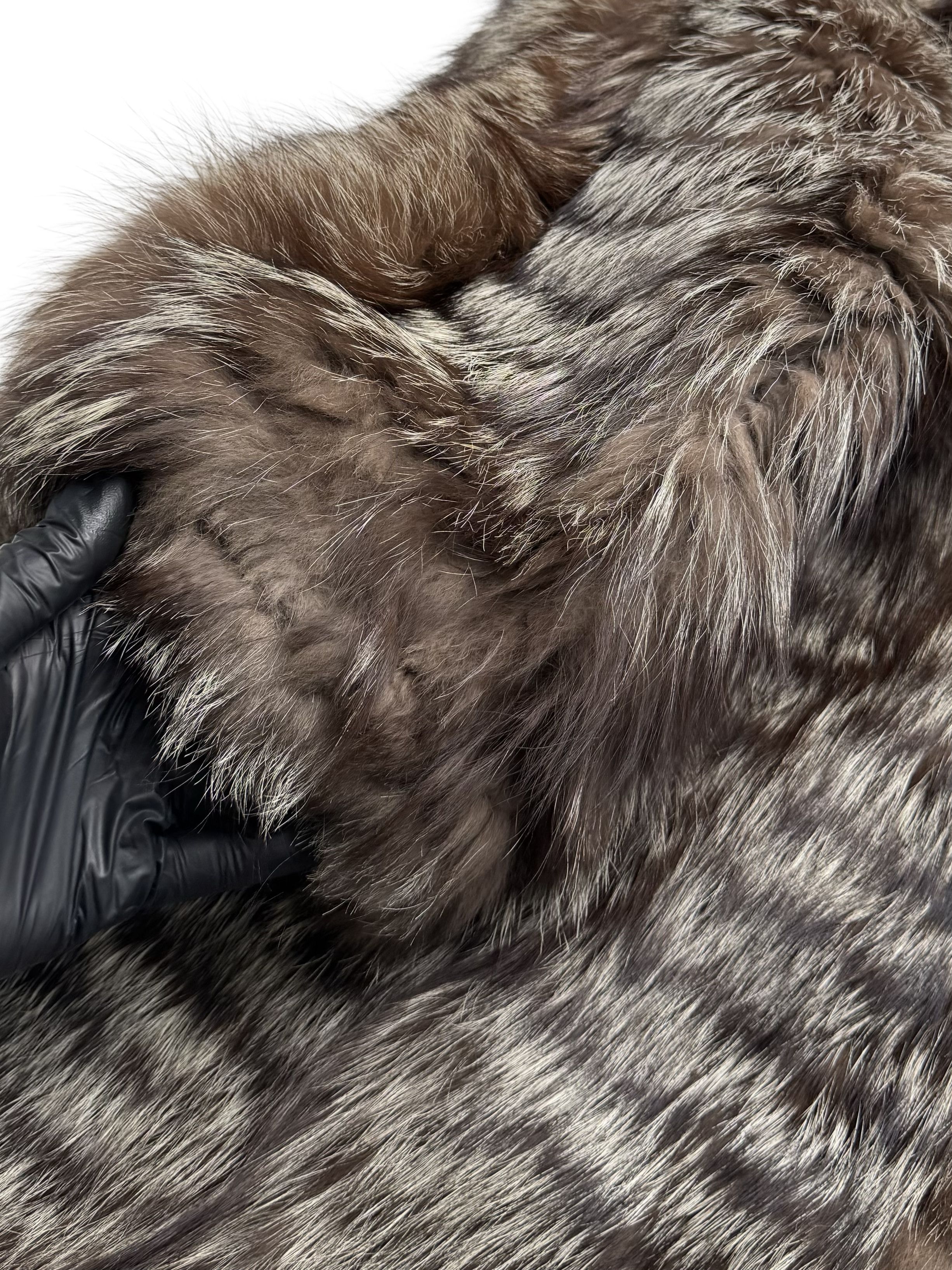 Vintage Vintage Real Fur Coat Brown Long Fur Jacket Winter Luxury Size XL / US 12-14 / IT 48-50 - 8 Thumbnail