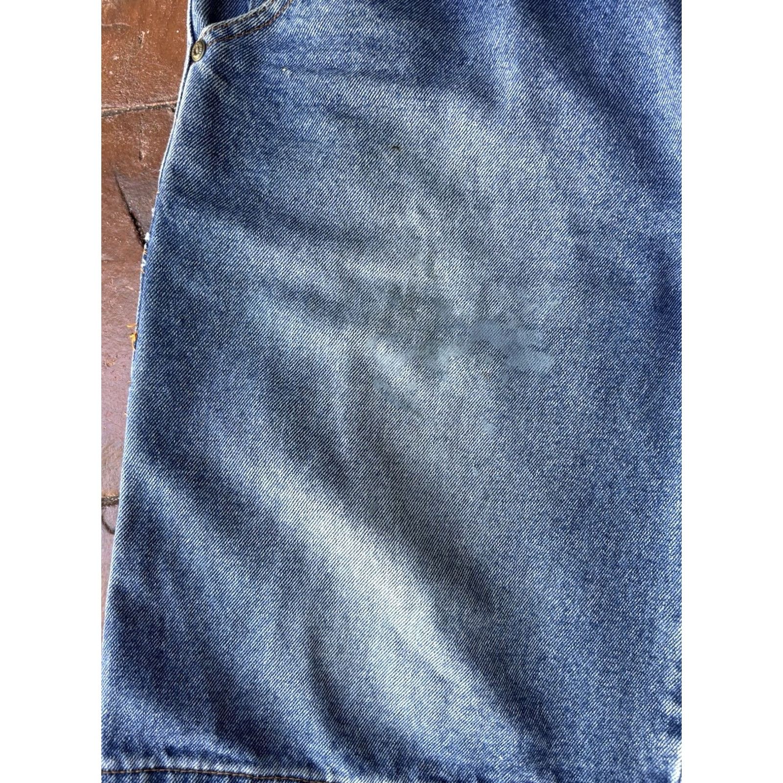 Chaps VINTAGE Chaps Carpenter Jeans Shorts Mens 34 Denim 5-Pocket Distressed Grunge Y2K 90s Size US 34 / EU 50 - 5 Thumbnail