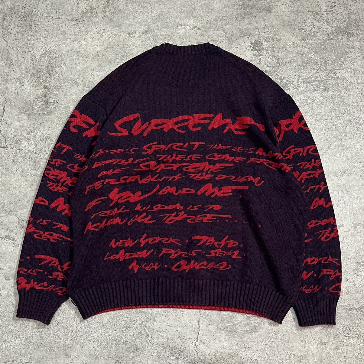 Futura × Supreme Supreme x Futura Knit Sweater SS24 Size US XXL / EU 58 / 5 - 2 Thumbnail