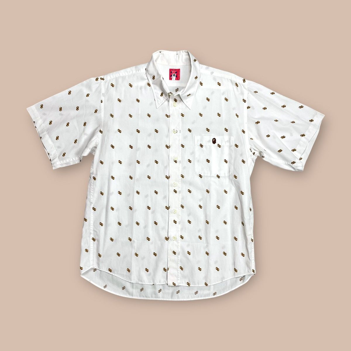 Bape OG2000's Bape Double Ape Head Button-up shirt Size US M / EU 48-50 / 2 - 1 Thumbnail
