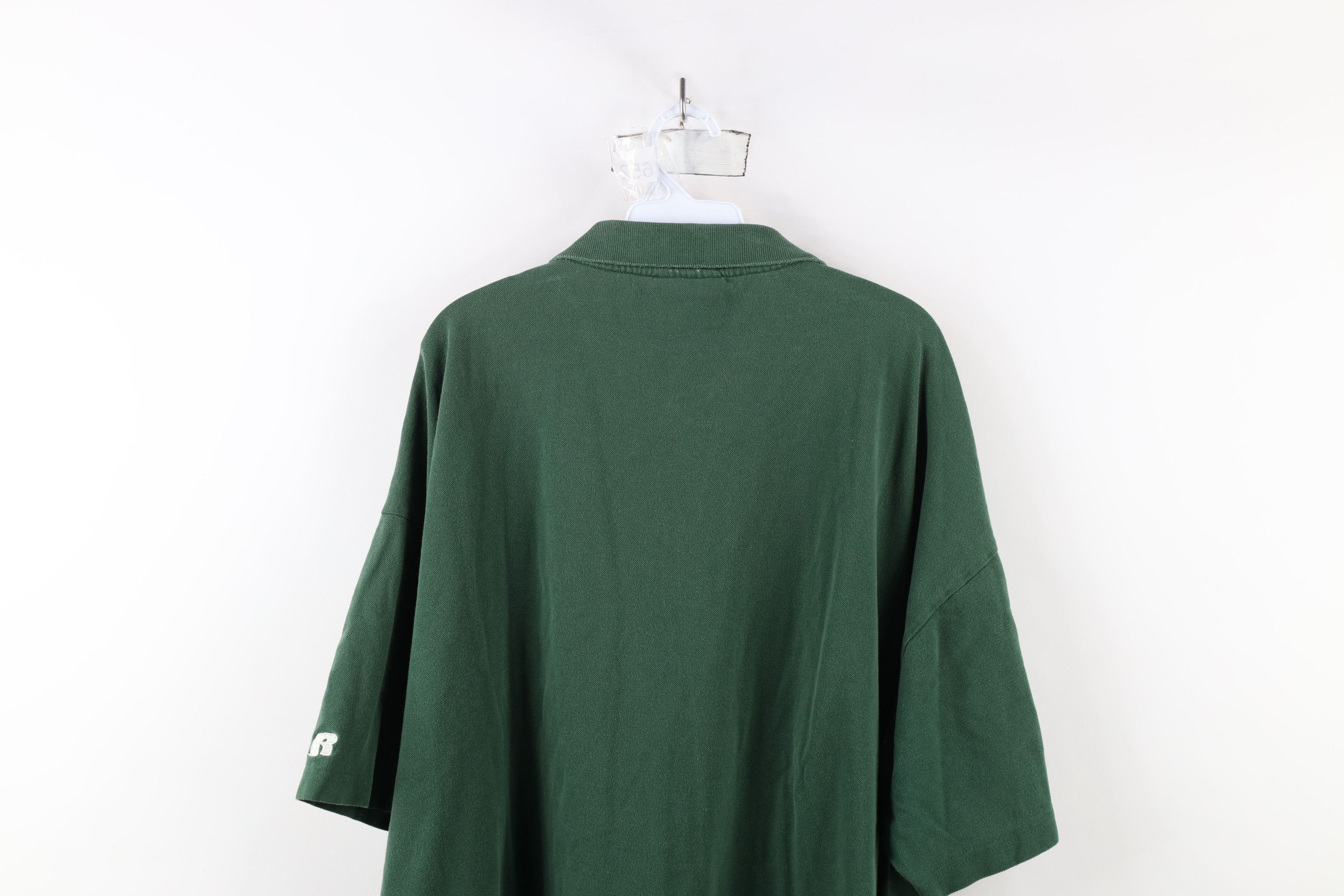 Russell Athletic × Vintage Vintage 90s Russell Athletic Michigan University Polo Shirt Size US XXL / EU 58 / 5 - 13 Thumbnail
