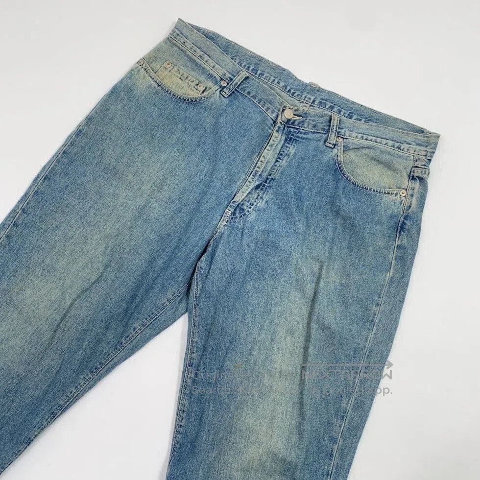 RRL Ralph Lauren vintage rrl 90s washed denim cargo pants. Size US 38 / EU 54 - 2 Thumbnail