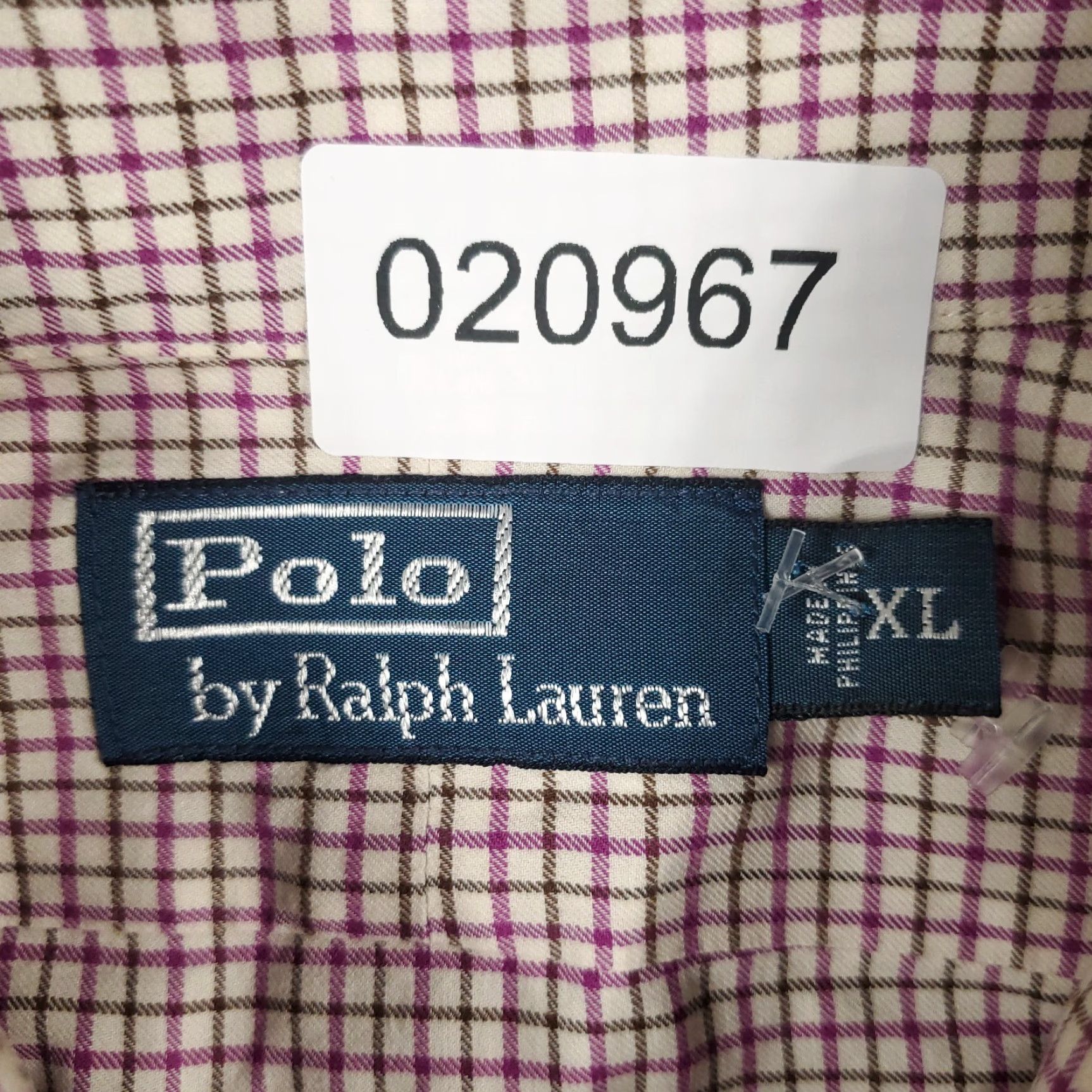Ralph Lauren Ralph Lauren Shirt Mens XL Purple Check Casual Button Up Long Sleeve Size US XL / EU 56 / 4 - 7 Thumbnail