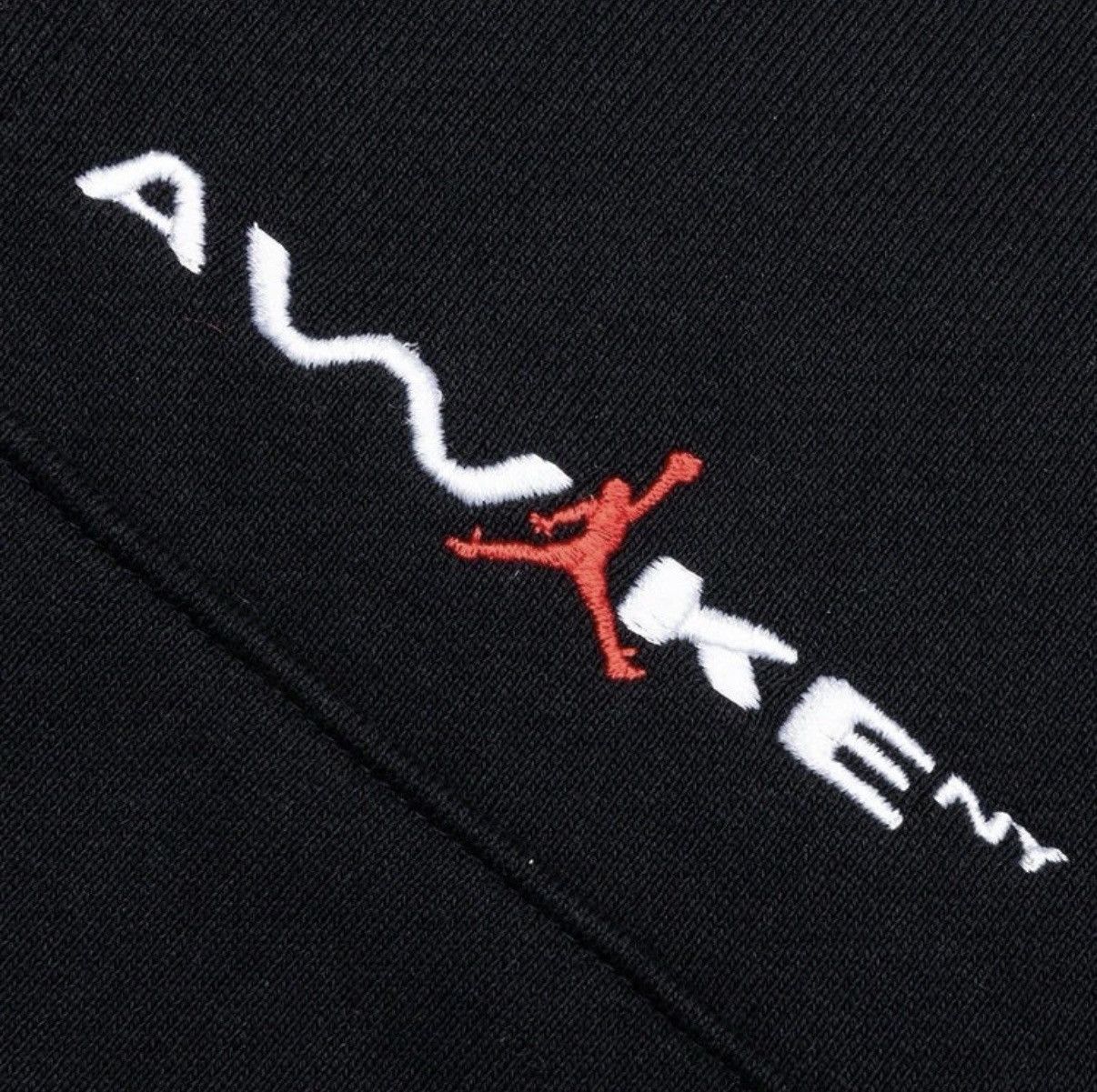 Awake NY × Jordan Brand Awake NY X Jordan Full-Zip Fleece Hoodie Black Size L New Size US L / EU 52-54 / 3 - 3 Thumbnail