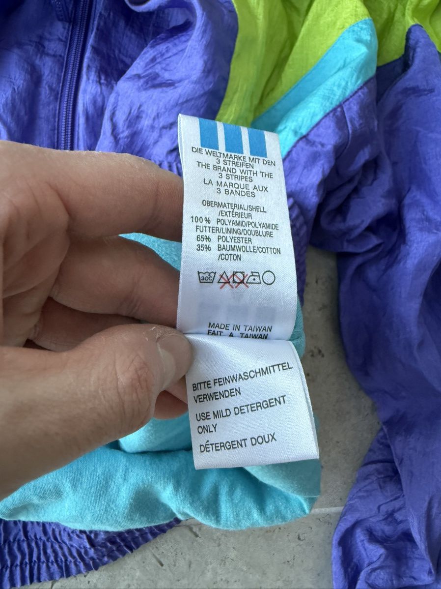 Adidas 90s Vintage Adidas Tracksuit Nylon Jacket Pants Size US M / EU 48-50 / 2 - 7 Thumbnail