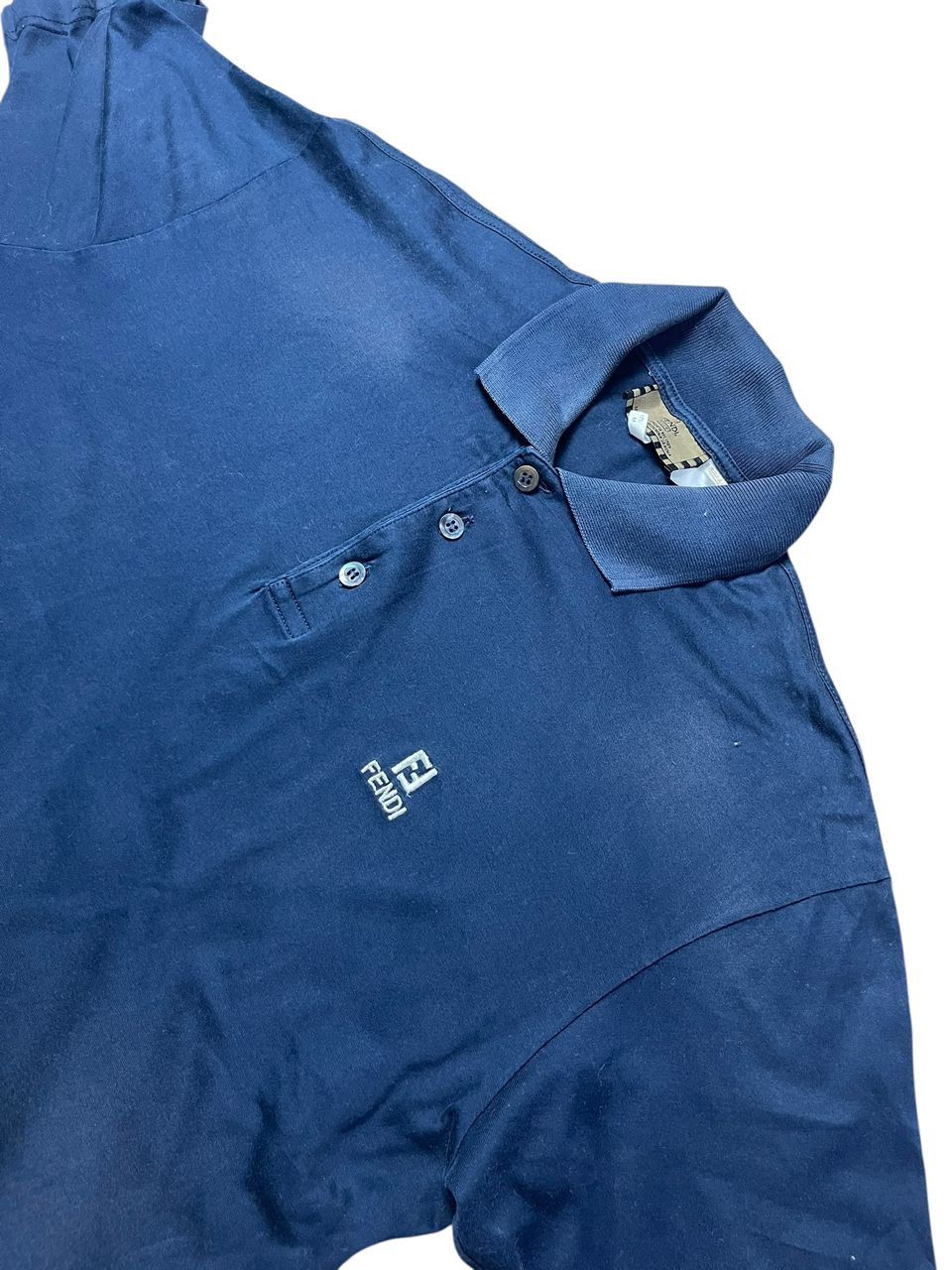Fendi Fendi Navy Blue Polo Shirt Size US M / EU 48-50 / 2 - 8 Thumbnail