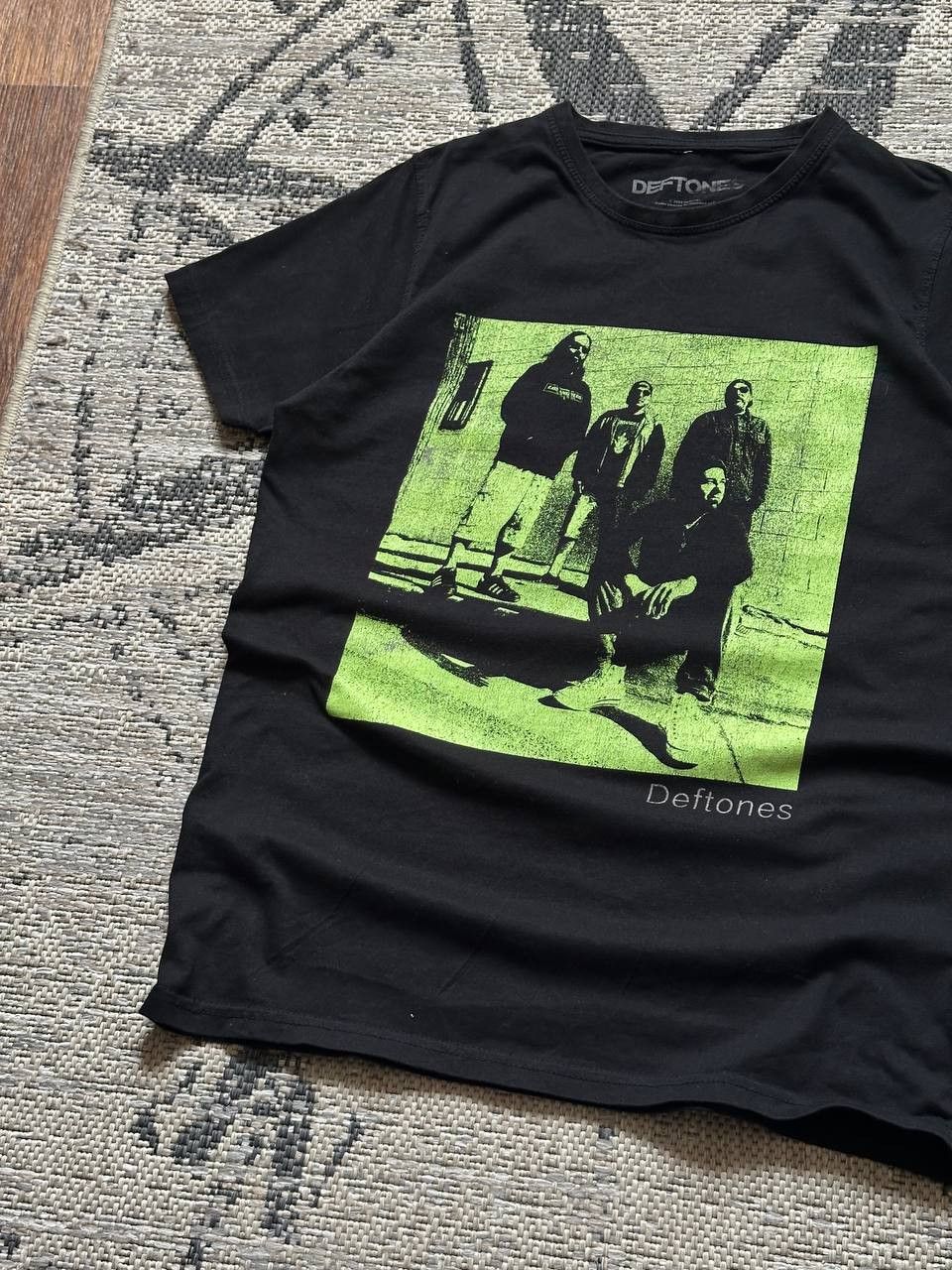 Band Tees DEFTONES Green Photo Around The Fur T Shirt Size US M / EU 48-50 / 2 - 3 Thumbnail