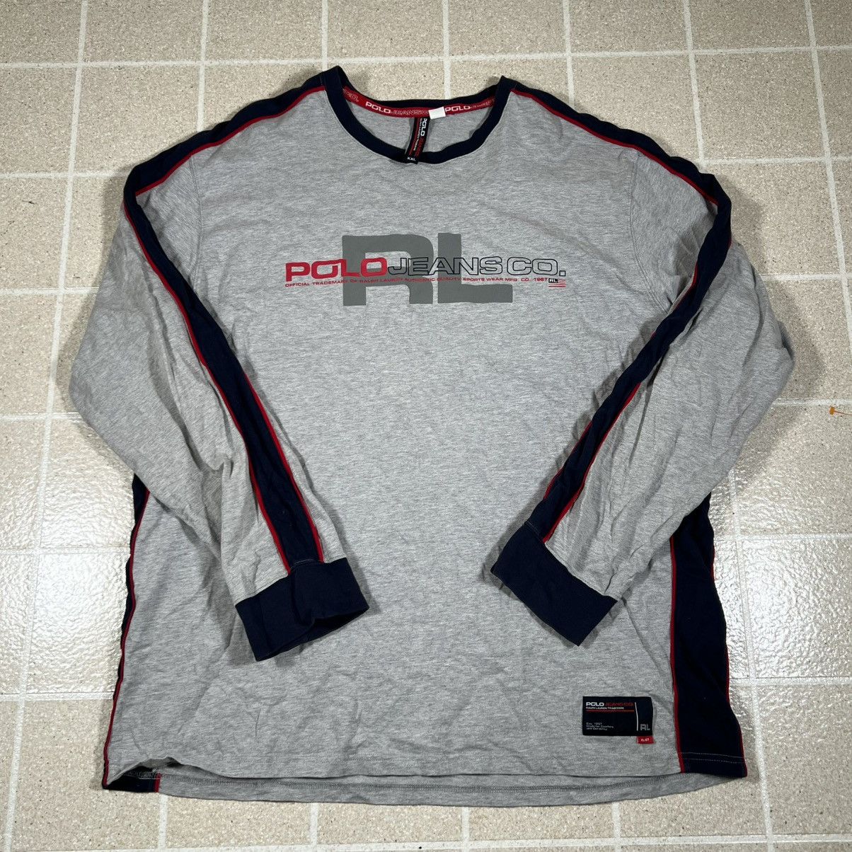 Polo Ralph Lauren Vintage Polo Jeans Co Ralph Lauren Long Sleeve Shirt 2XL Size US XXL / EU 58 / 5 - 1 Thumbnail