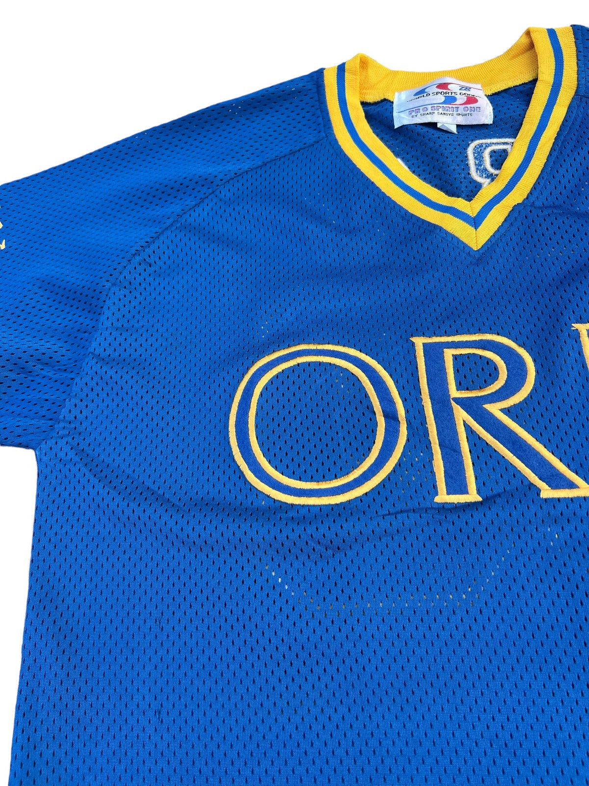 MLB Vintage Orix Blue Wave ARAI #69 Mesh Baseball Jersey Size US L / EU 52-54 / 3 - 6 Thumbnail