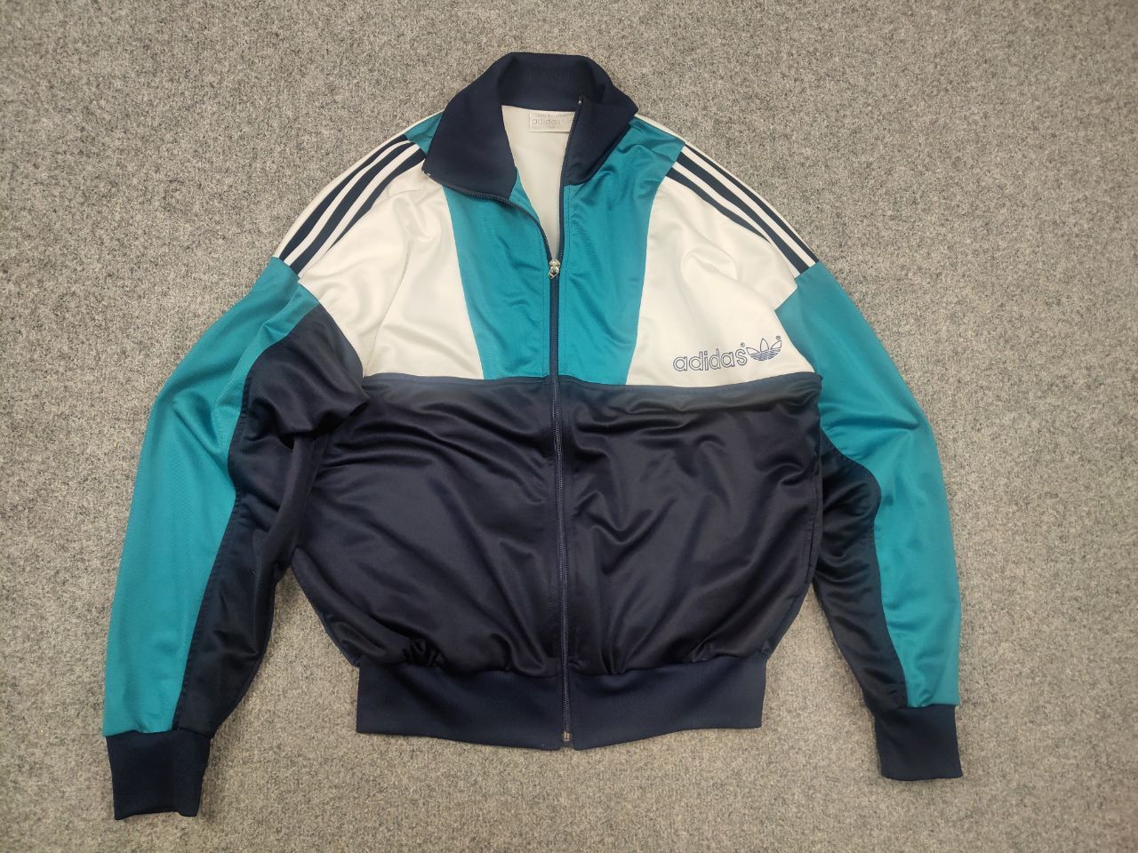 Adidas Vintage 90's Adidas Originals Bright Zip Track Jacket Retro Size US L / EU 52-54 / 3 - 8 Thumbnail
