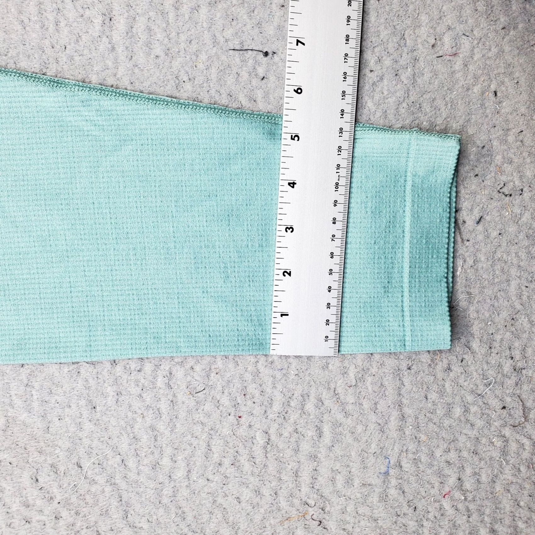 Vintage SO Leggings Womens XL Green High Rise Fitted Seamless Elastic Waist Skinny Leg Size 40" / US 18 - 5 Thumbnail