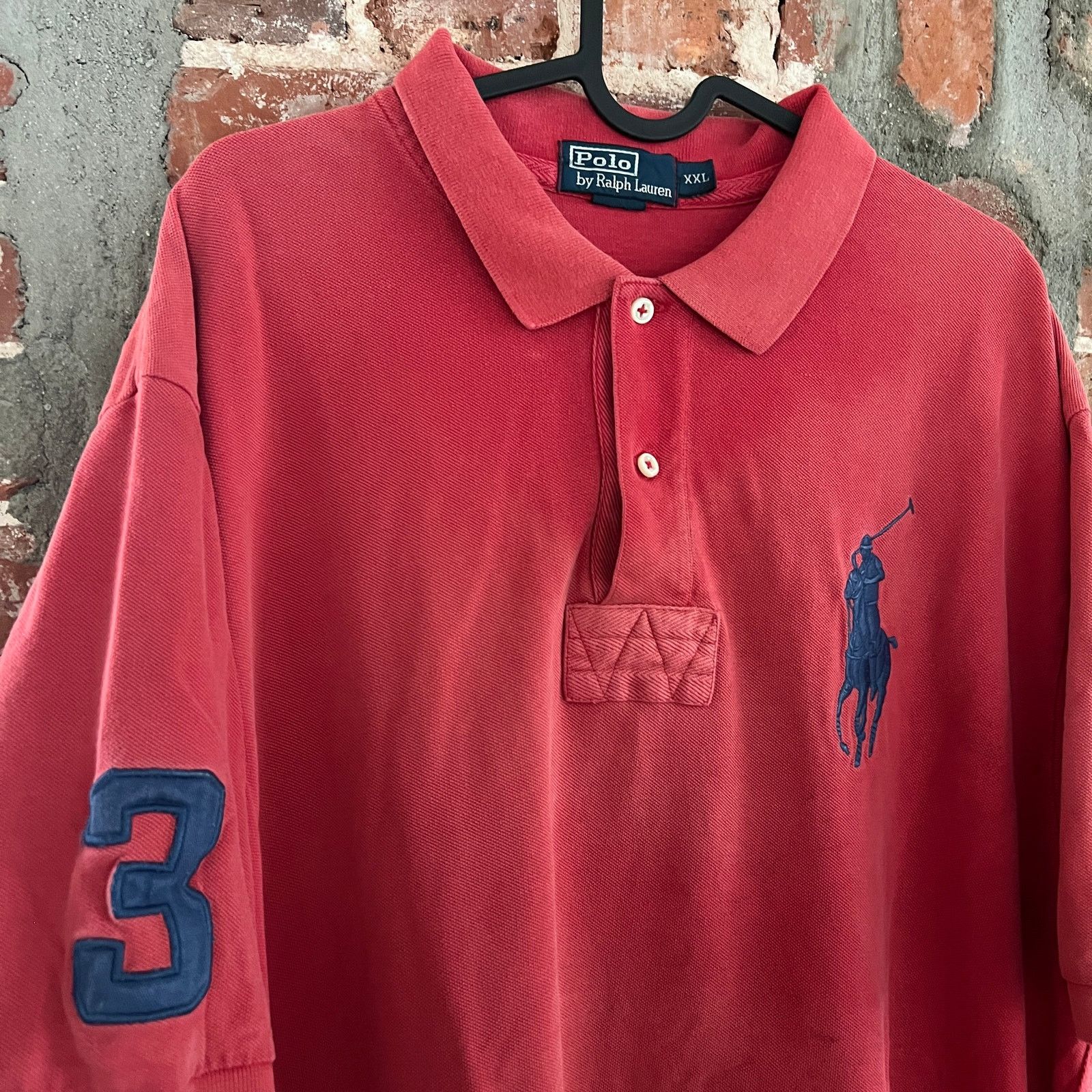 Polo Ralph Lauren Polo Ralph Lauren Big Pony Rugby Red Shirt Jersey 25x32 Size US XXL / EU 58 / 5 - 1 Thumbnail