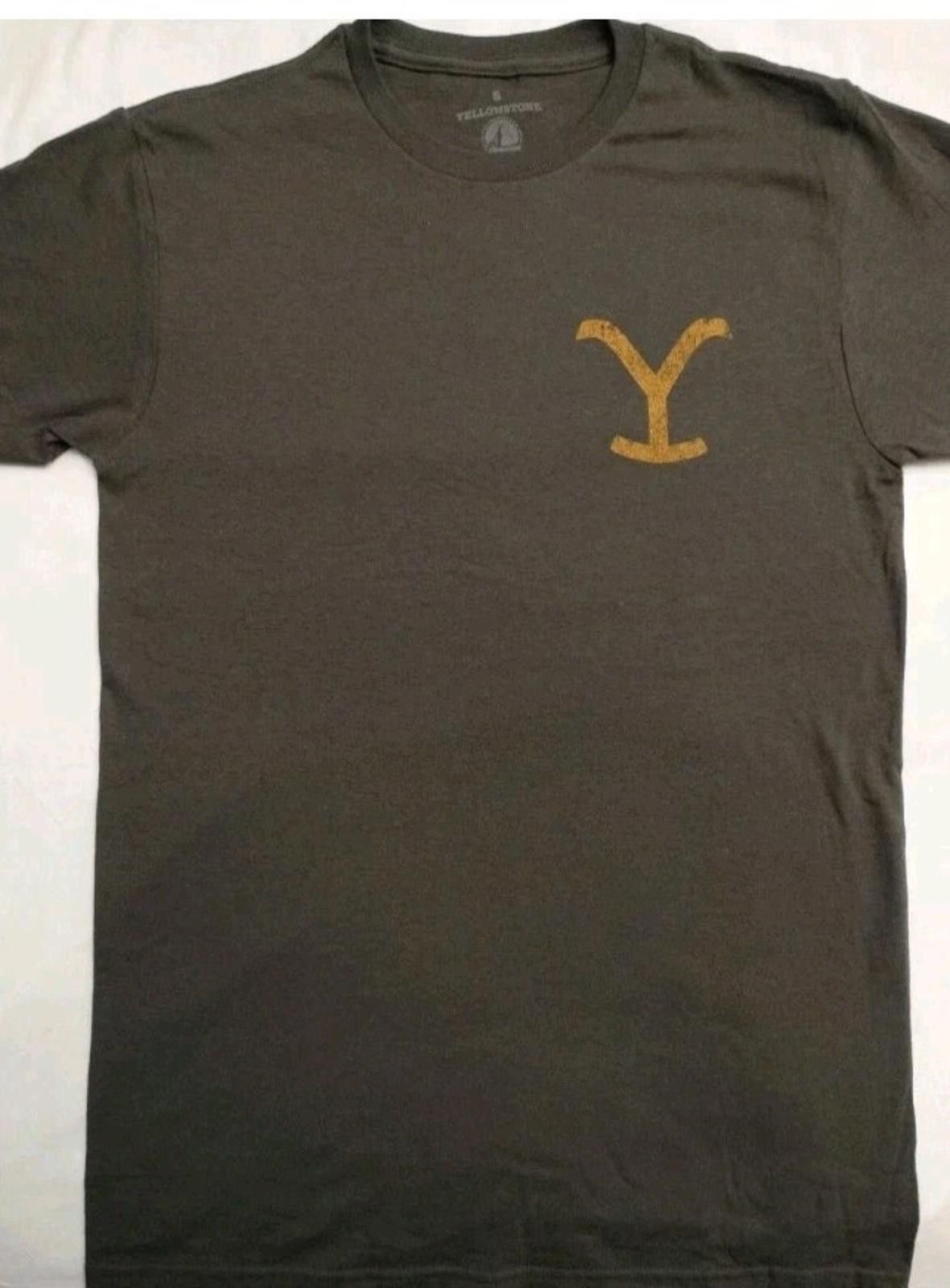 Changes Yellowstone Cattle Skull Dutton Ranch Charcoal T-Shirt Size US M / EU 48-50 / 2 - 1 Thumbnail
