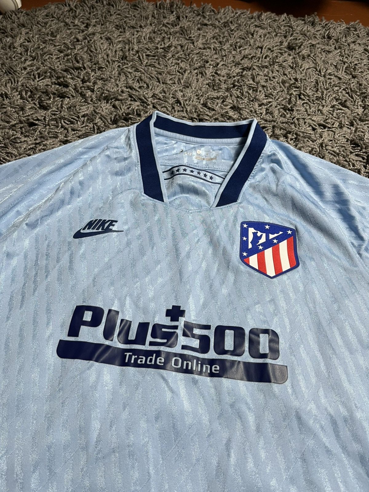 Nike NIKE ATLETICO MADRID 2019/20 THIRD FORM SOCCER JERSEY Size US M / EU 48-50 / 2 - 2 Thumbnail