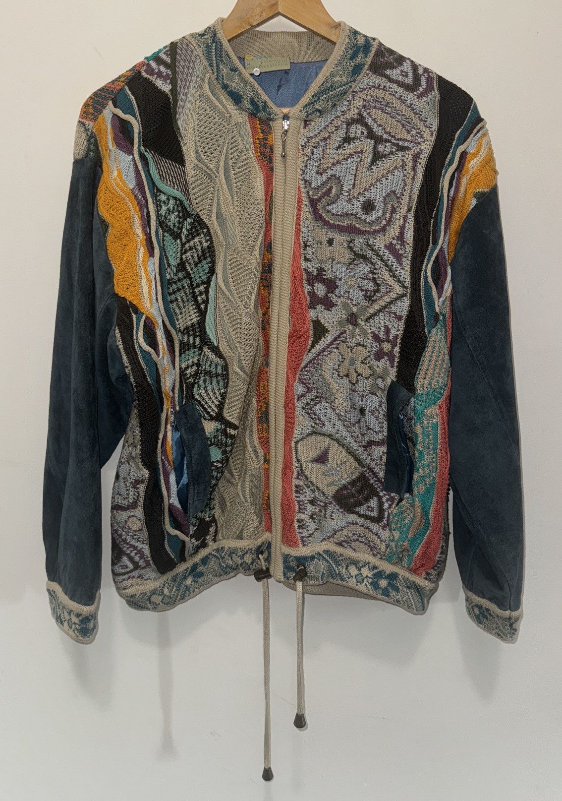 Coogi Coogi Rare Cotton & Suede Jacket Size M / US 6-8 / IT 42-44 - 1 Thumbnail