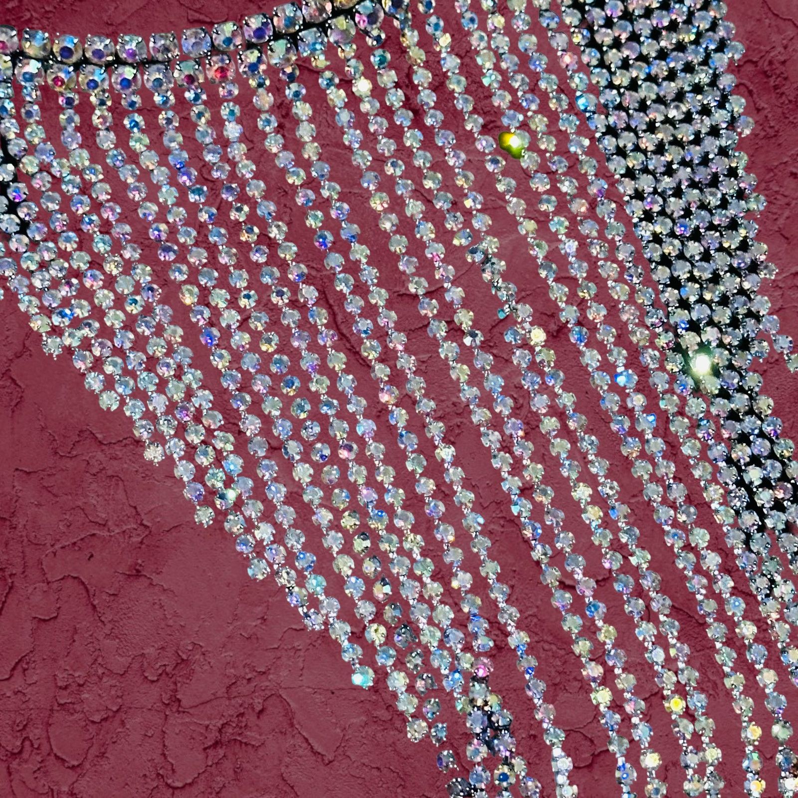 The Unbranded Brand Amrita Singh Statement AB Crystal Choker Size ONE SIZE - 8 Thumbnail