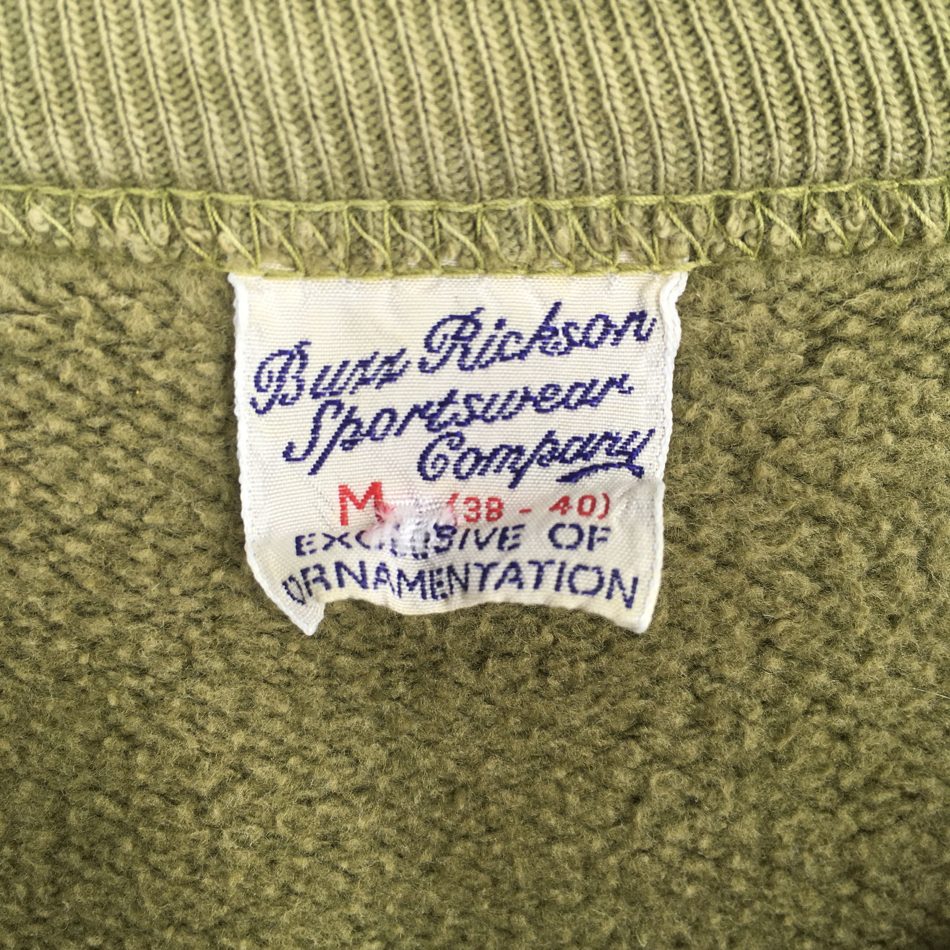 Buzz Rickson's × Japanese Brand Vintage 90's Buzz Rickson Japan Sweatshirt Medium Size US M / EU 48-50 / 2 - 5 Thumbnail