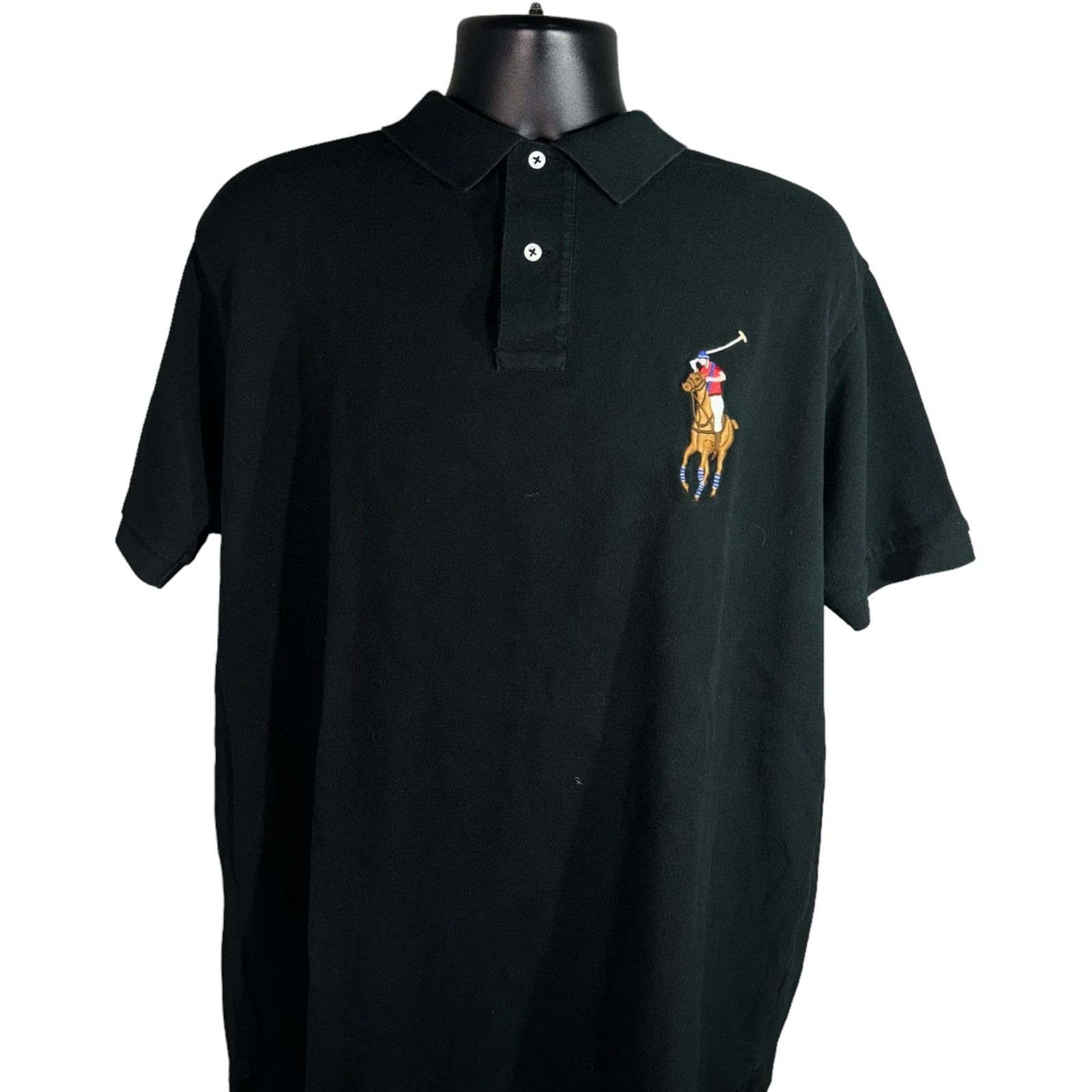 Polo Ralph Lauren Polo Ralph Lauren Big Pony Short Sleeve Polo Size US XL / EU 56 / 4 - 2 Thumbnail