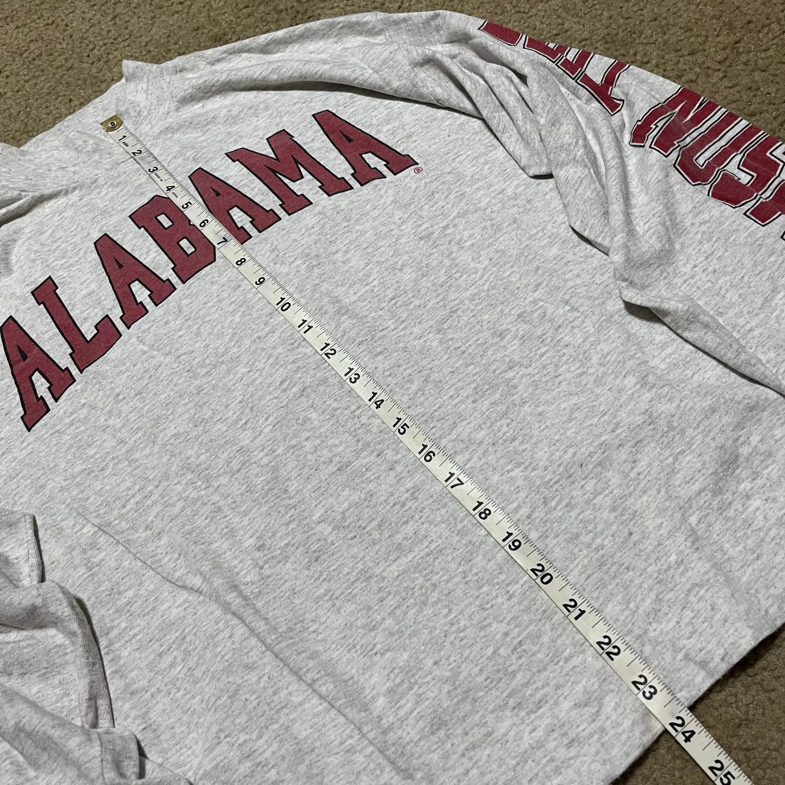 Other Vtg Alabama Crimson Tide Sleeve Logo Long Sleeve Turtle Neck Size US L / EU 52-54 / 3 - 4 Thumbnail