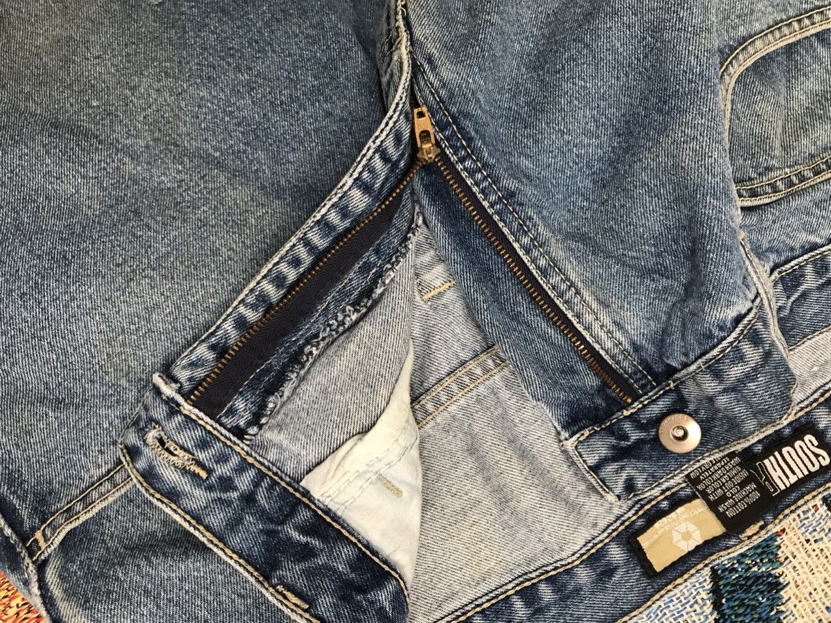 Southpole Vintage SouthPole damaged cropped denim Size US 40 / EU 56 - 7 Thumbnail