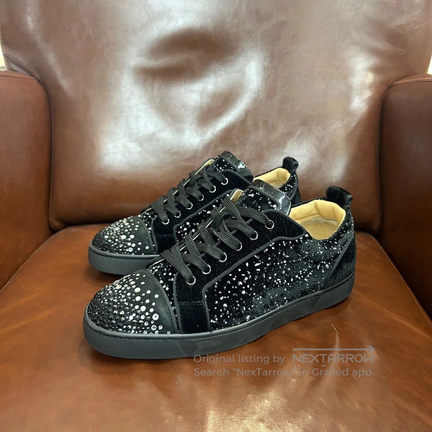 Christian Louboutin CL Black Diamond Casual Shoes. Size US 9 / EU 42 - 1 Thumbnail
