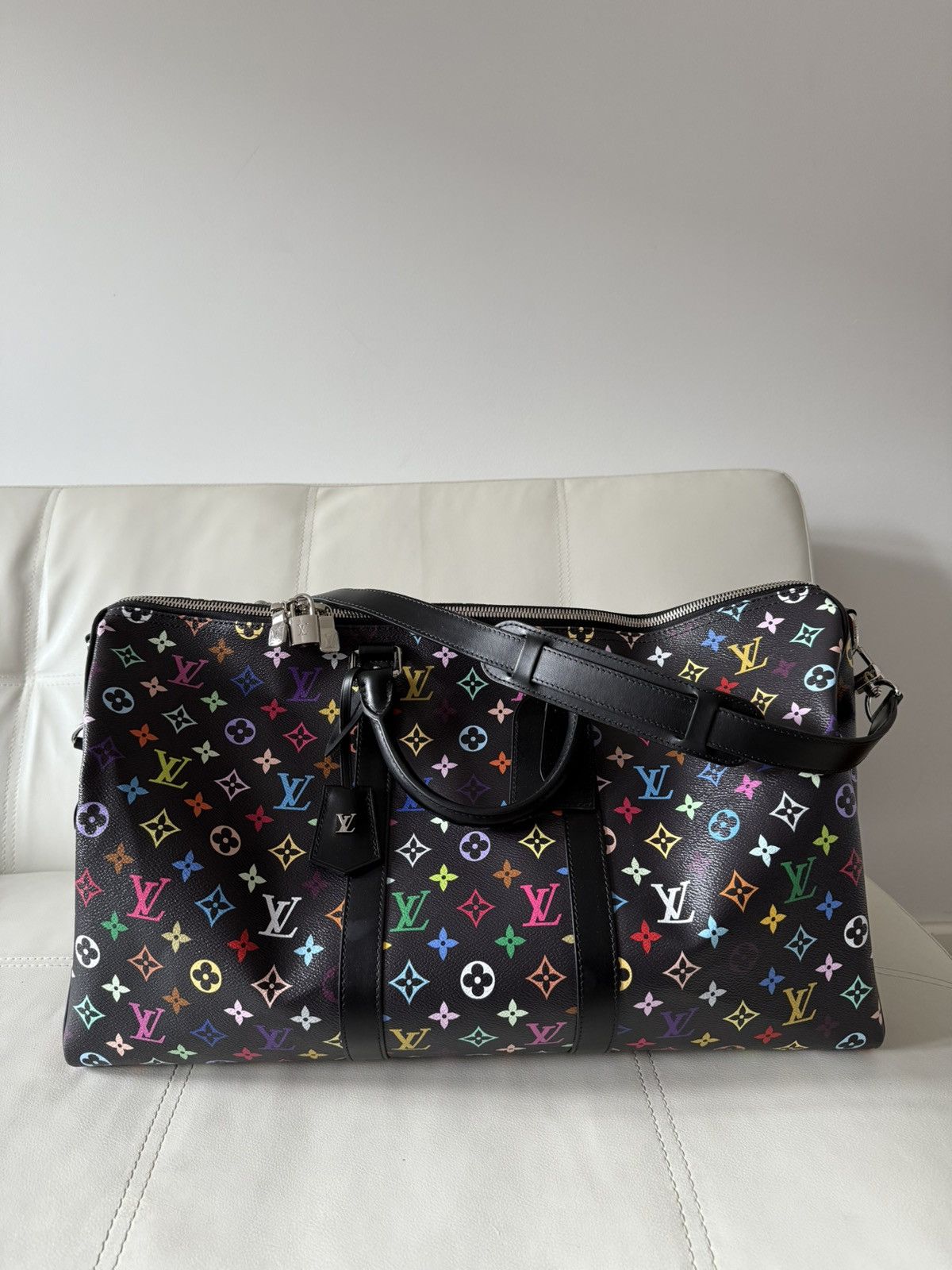 Louis Vuitton × Takashi Murakami Murakami x Louis Vuitton Keepall 50 Bandouliere Size ONE SIZE - 4 Thumbnail